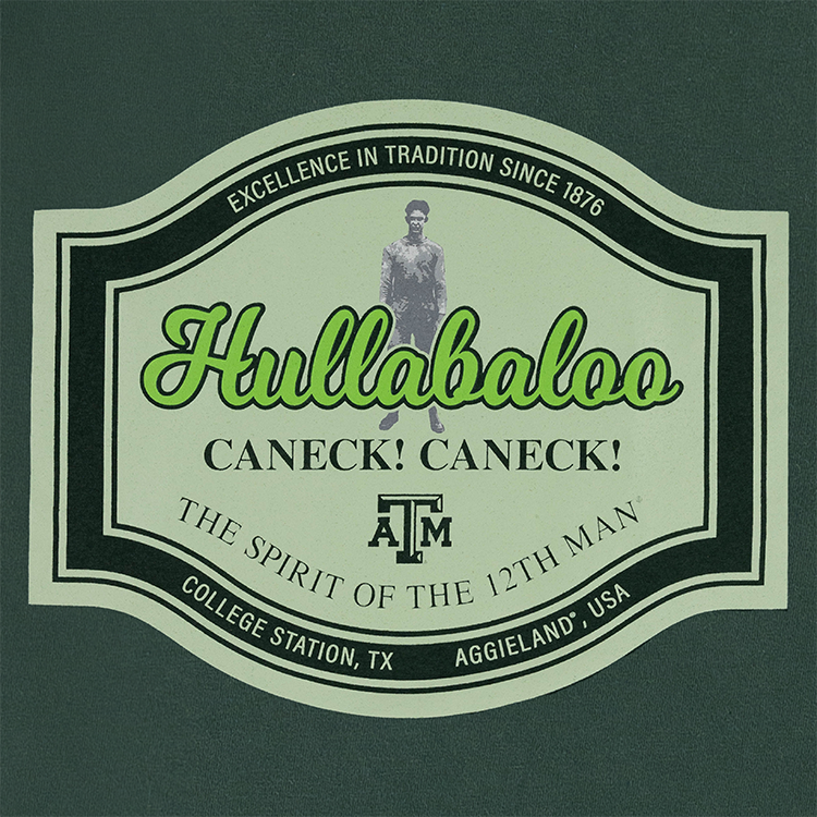 Texas A&M Hanes Hullabaloo Canek T-Shirt - Green
