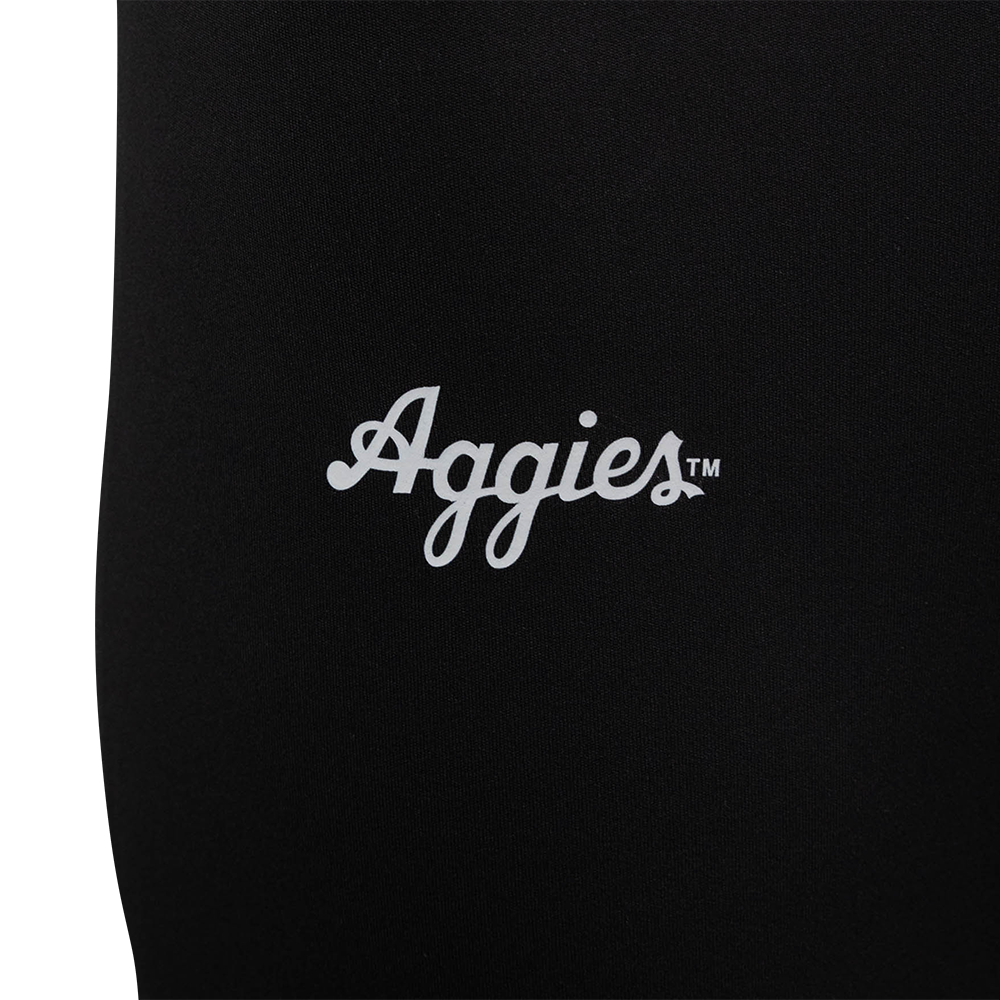 Script Aggies Adidas Alphaskin Tight Leggings - Black