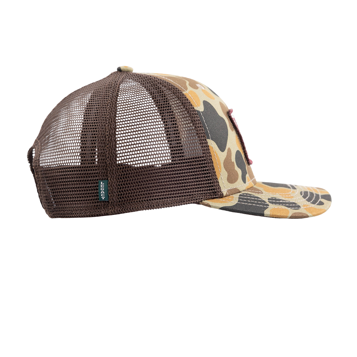 Texas A&M League Collegiate American Flag Mesh Cap - Camo