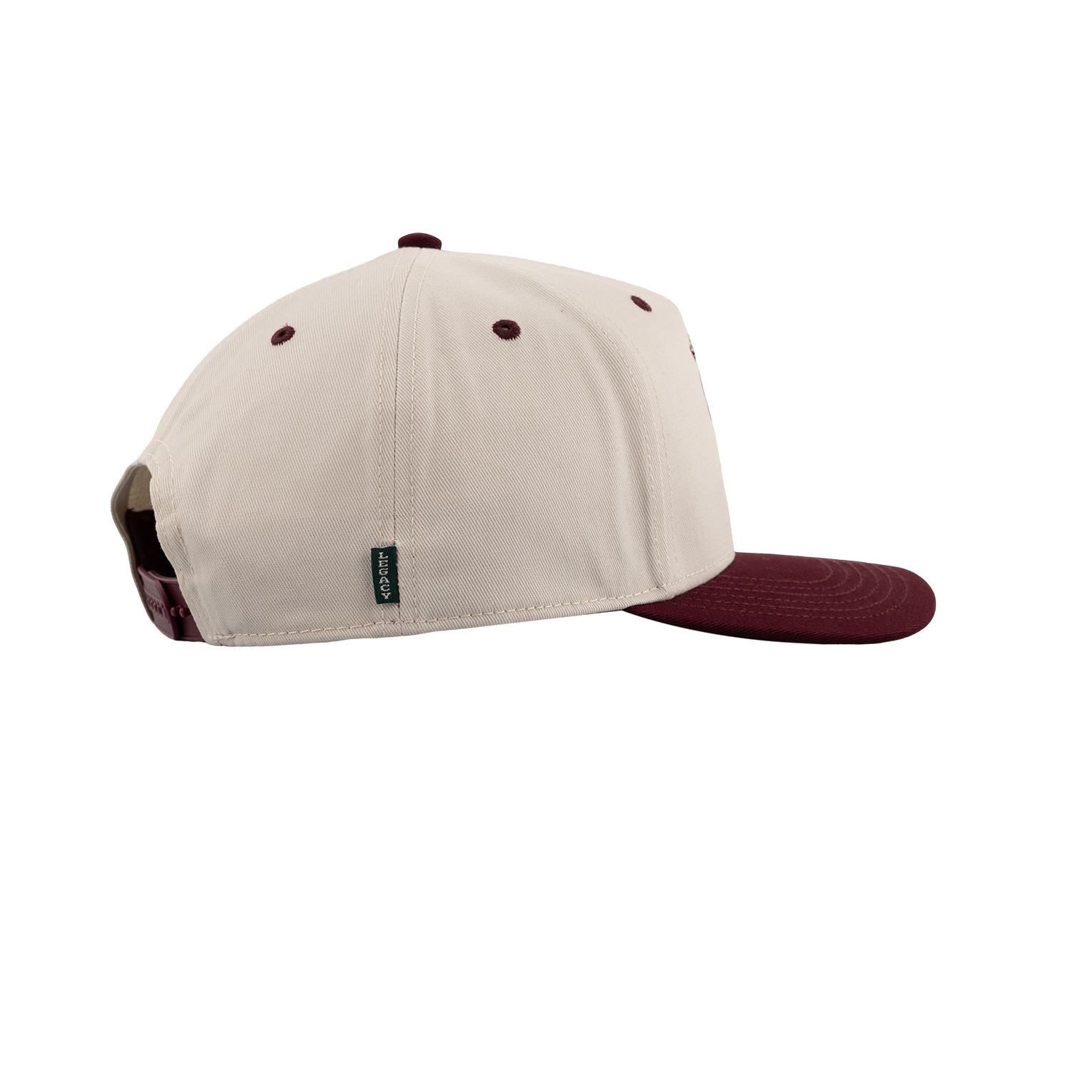 Texas A&M League Collegiate 6 Panel Snapback Cap - Beige