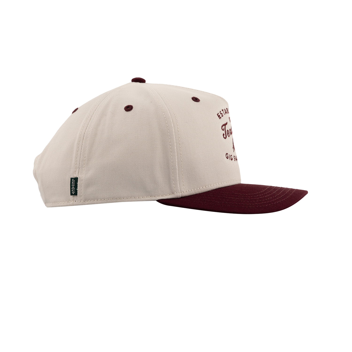 Texas A&M League Collegiate 6 Panel Snapback Cap - Beige