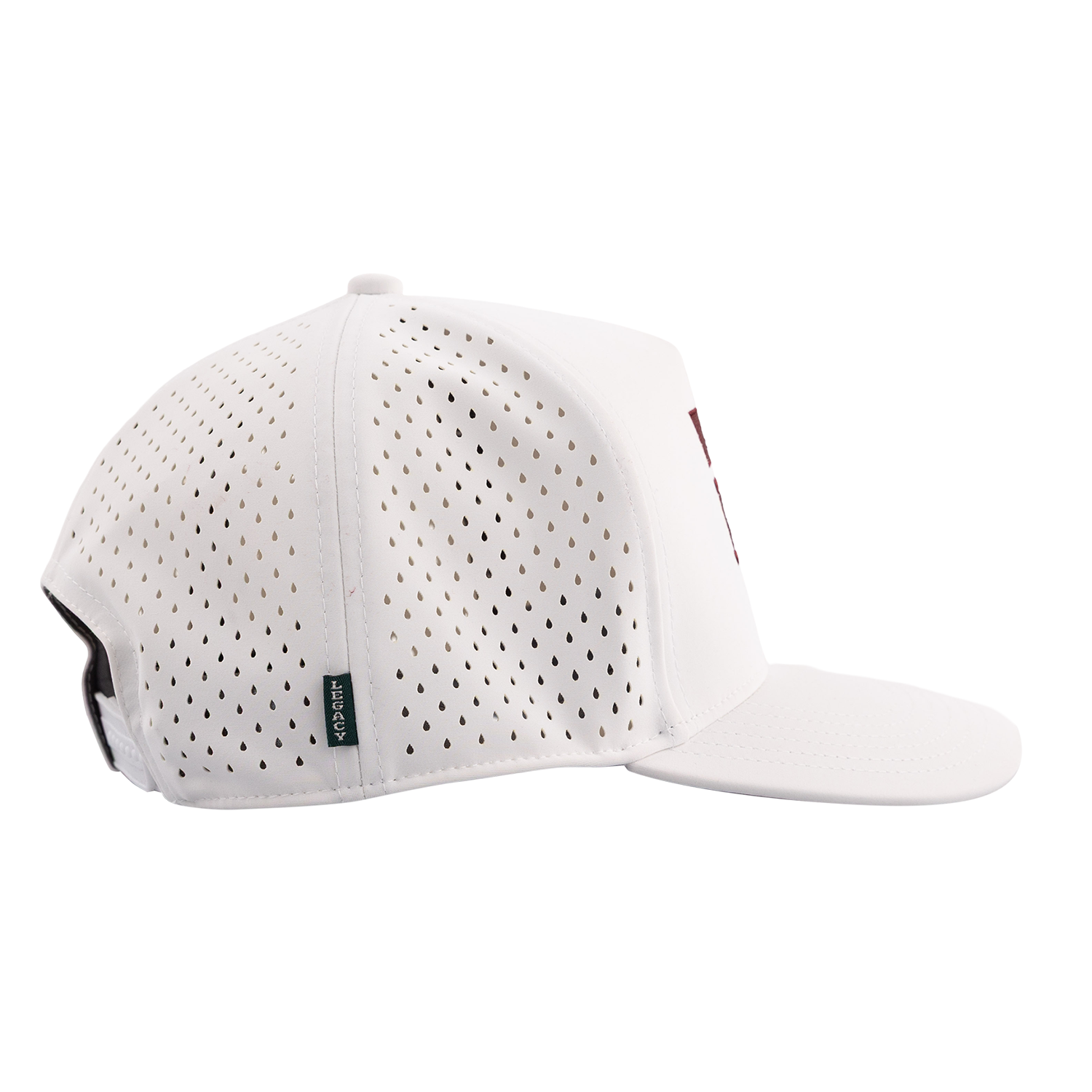 Texas A&M Legacy Youth High Crown Snapback Cap - White