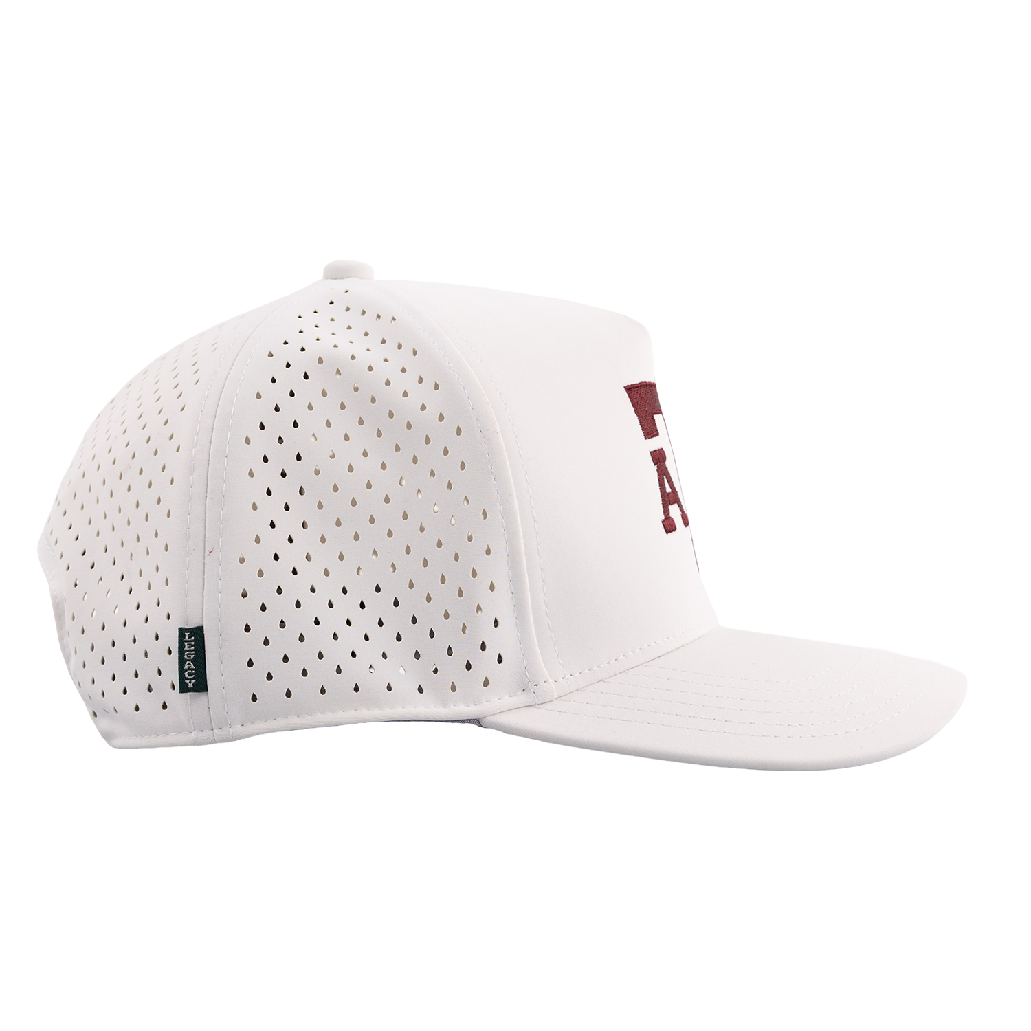 Texas A&M Legacy Youth High Crown Snapback Cap - White