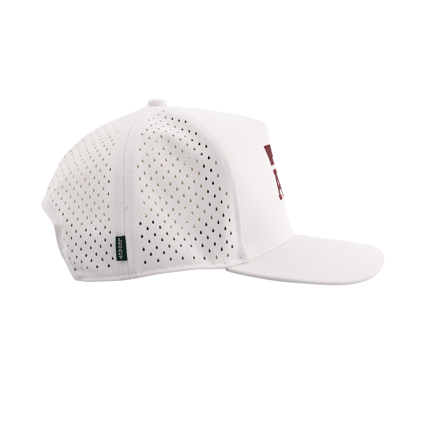 Texas A&M Legacy Youth High Crown Snapback Cap - White