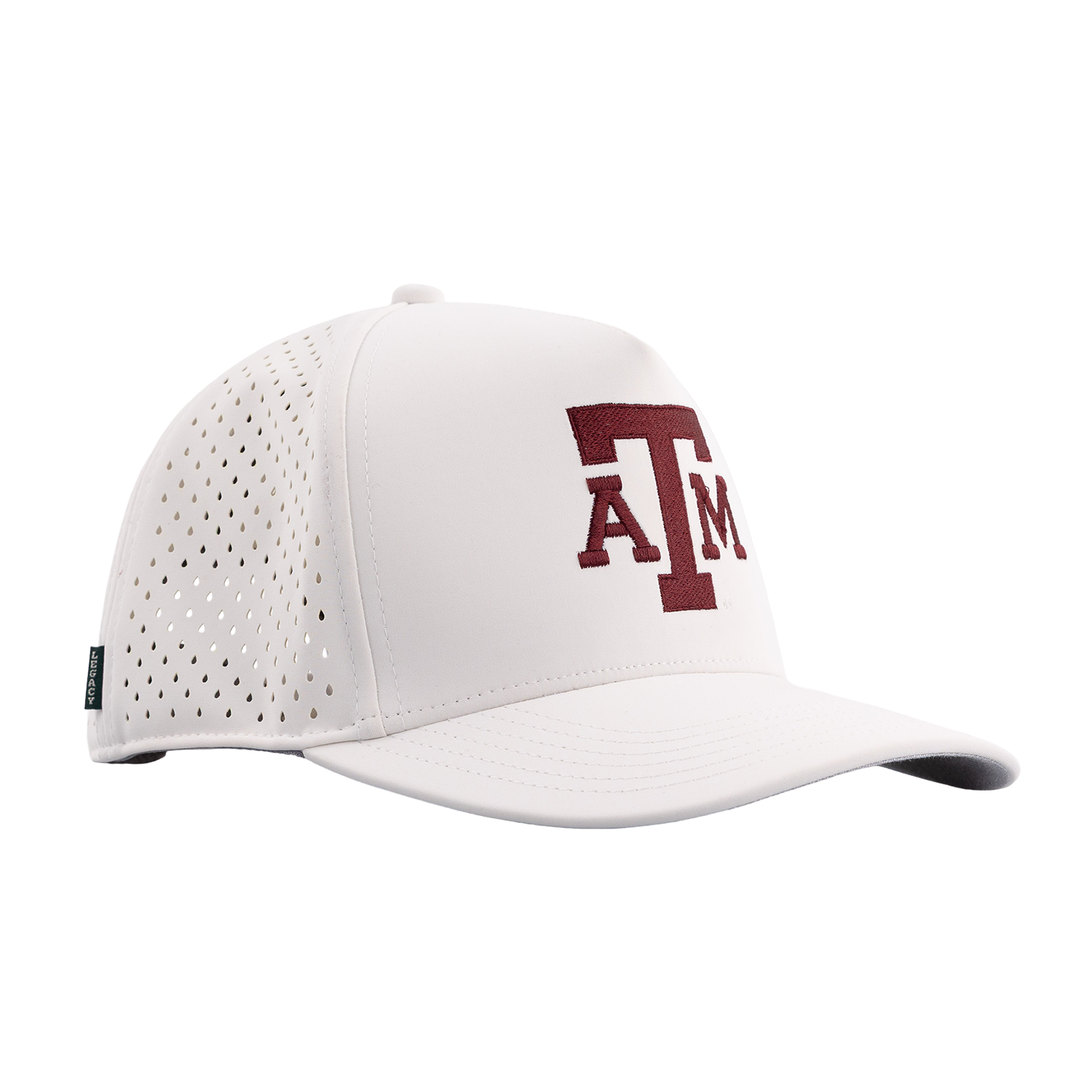 Texas A&M Legacy Youth High Crown Snapback Cap - White
