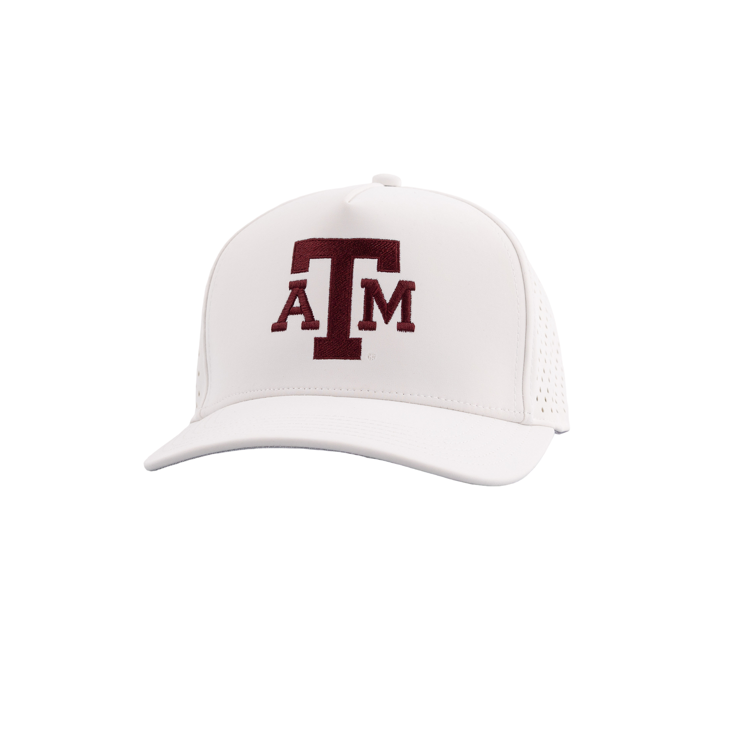 Texas A&M Legacy Youth High Crown Snapback Cap - White