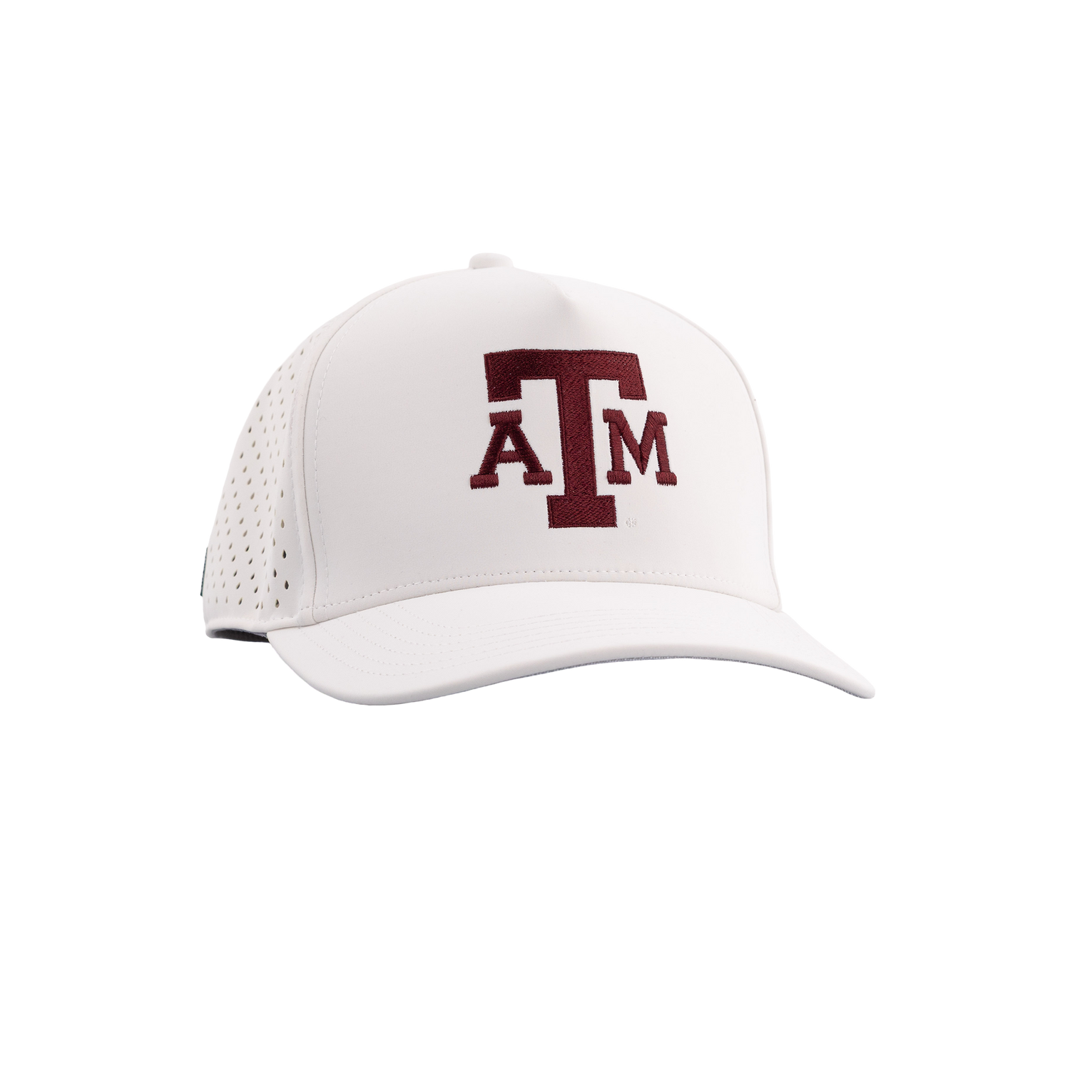 Texas A&M Legacy Youth High Crown Snapback Cap - White