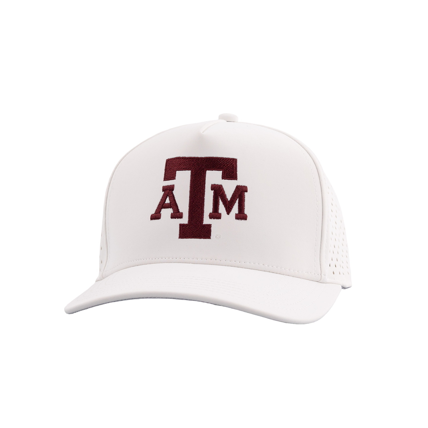 Texas A&M Legacy Youth High Crown Snapback Cap - White