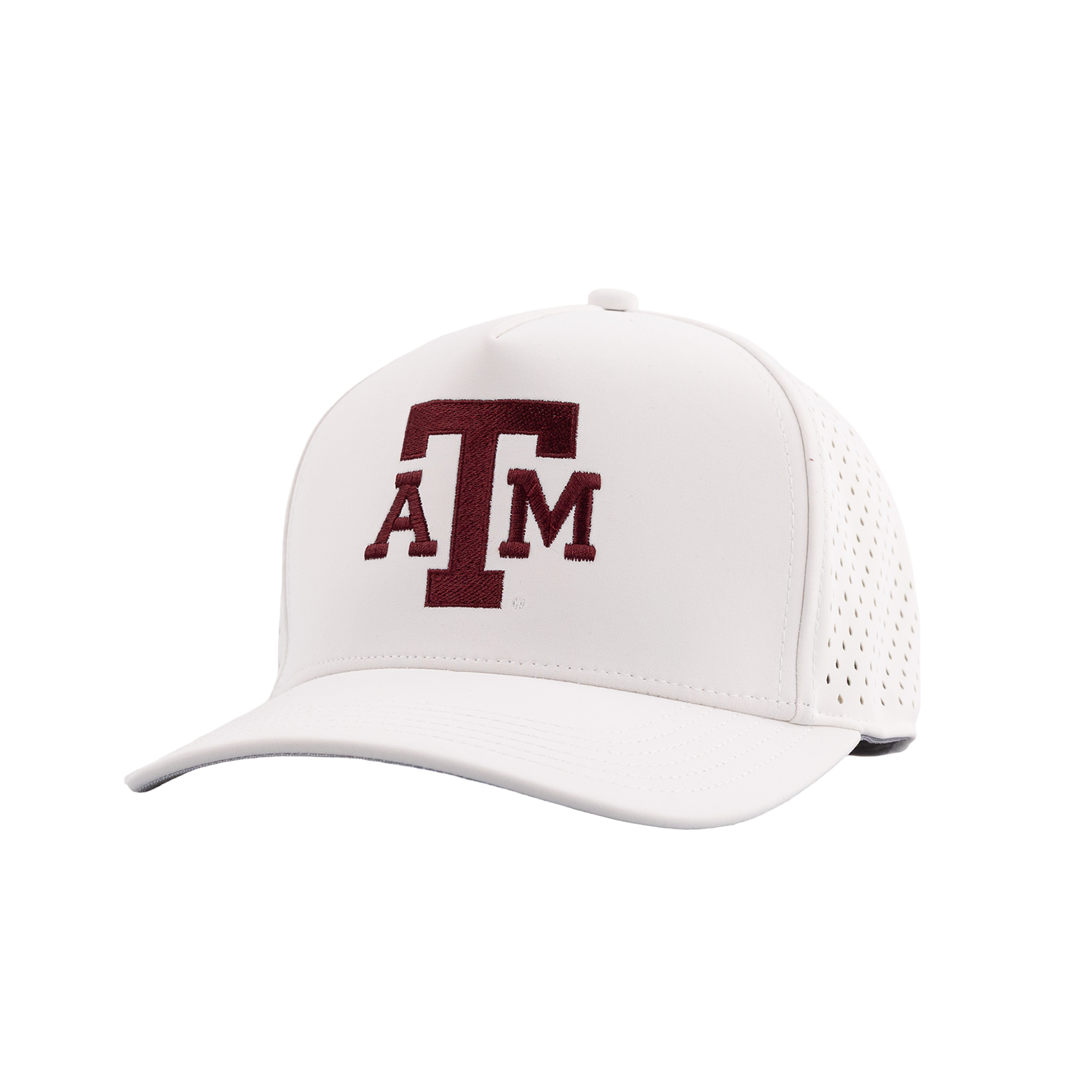 Texas A&M Legacy Youth High Crown Snapback Cap - White