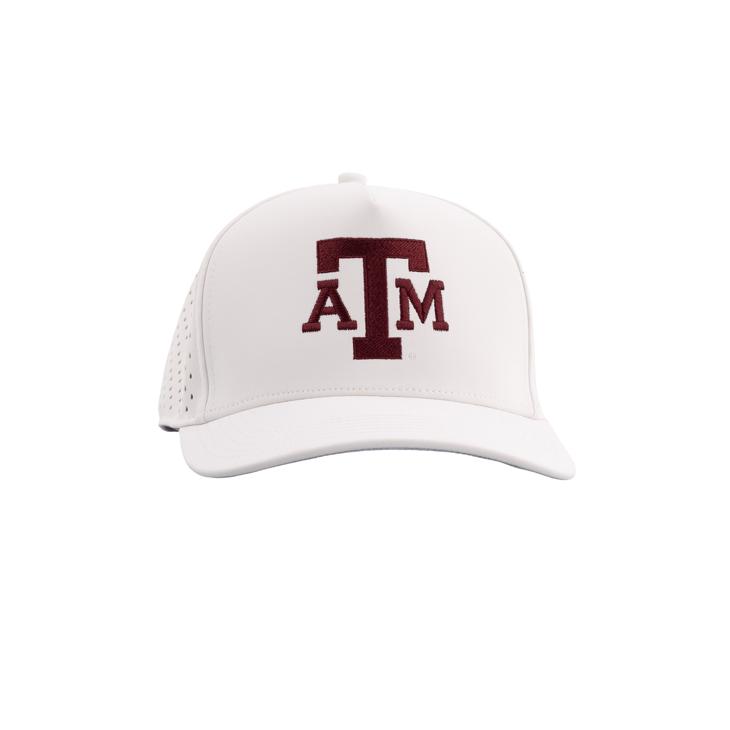 Texas A&M Legacy Youth High Crown Snapback Cap - White
