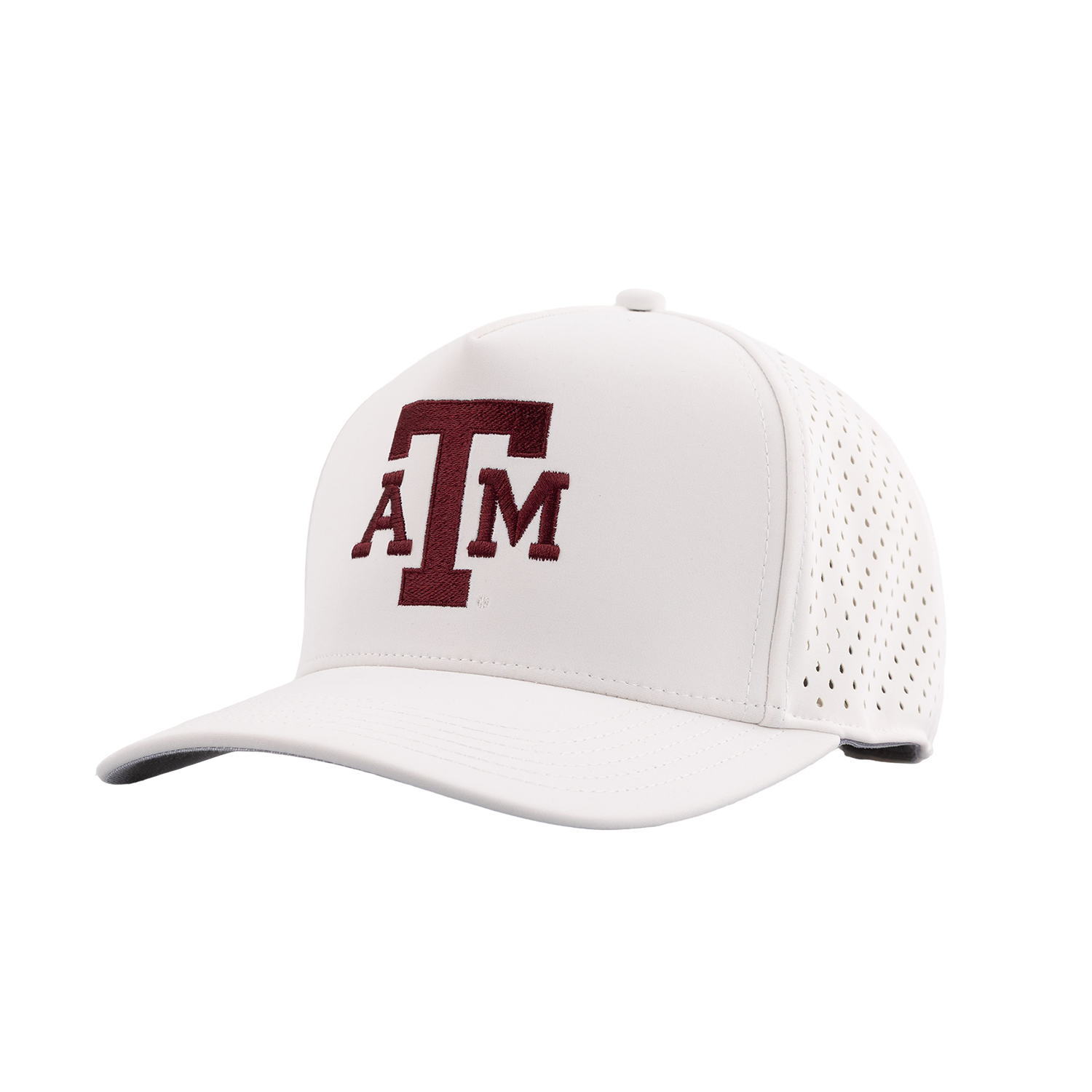 Texas A&M Legacy Youth High Crown Snapback Cap - White