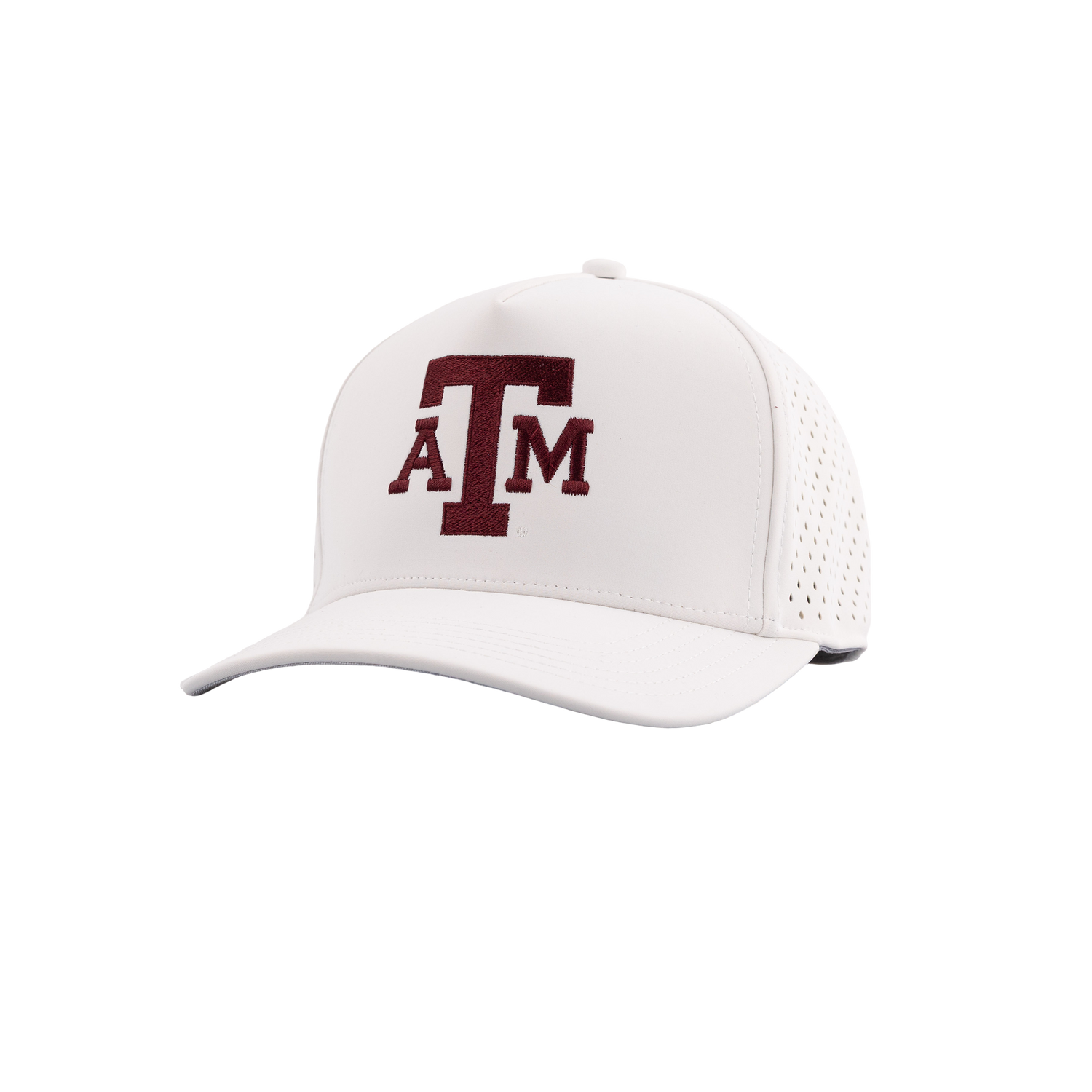 Texas A&M Legacy Youth High Crown Snapback Cap - White