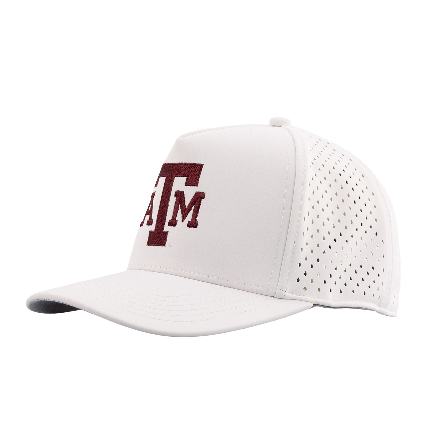 Texas A&M Legacy Youth High Crown Snapback Cap - White