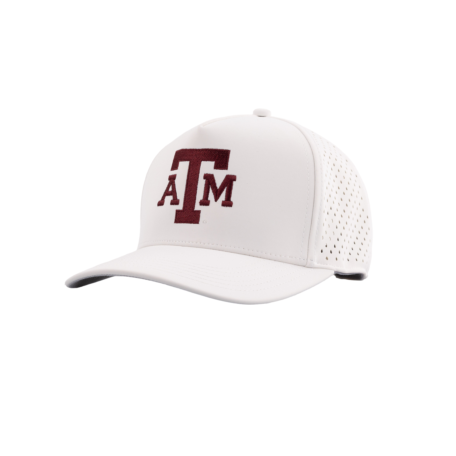 Texas A&M Legacy Youth High Crown Snapback Cap - White