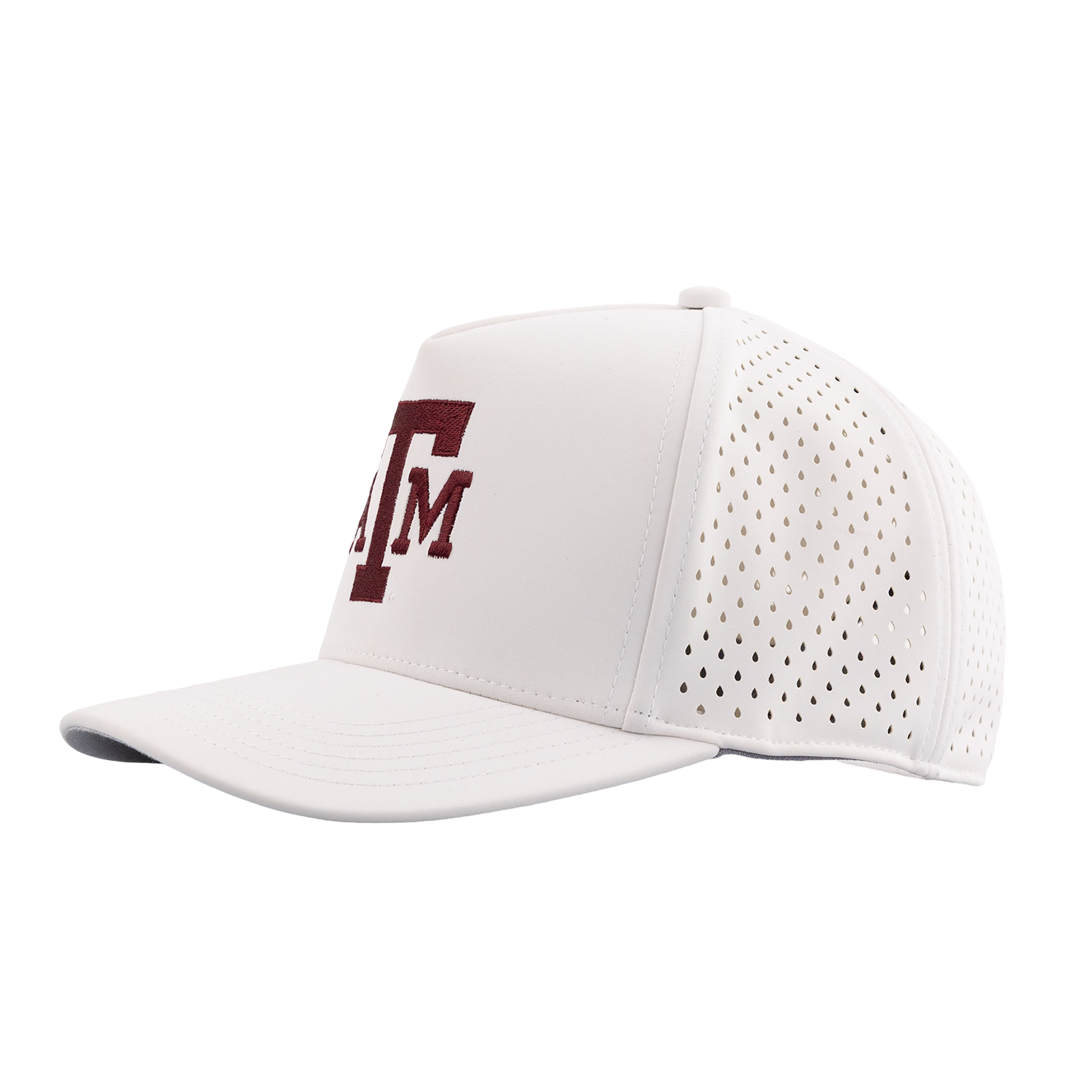 Texas A&M Legacy Youth High Crown Snapback Cap - White