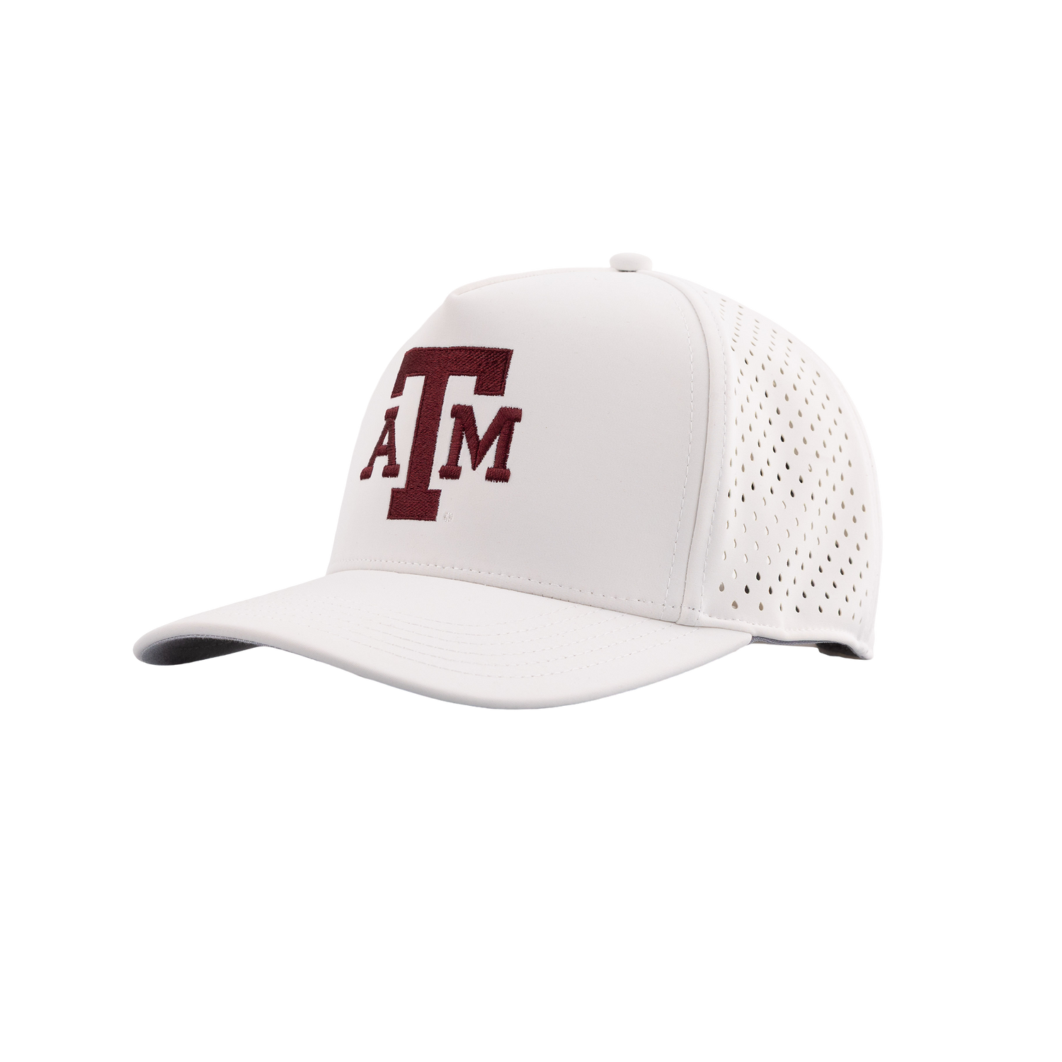 Texas A&M Legacy Youth High Crown Snapback Cap - White