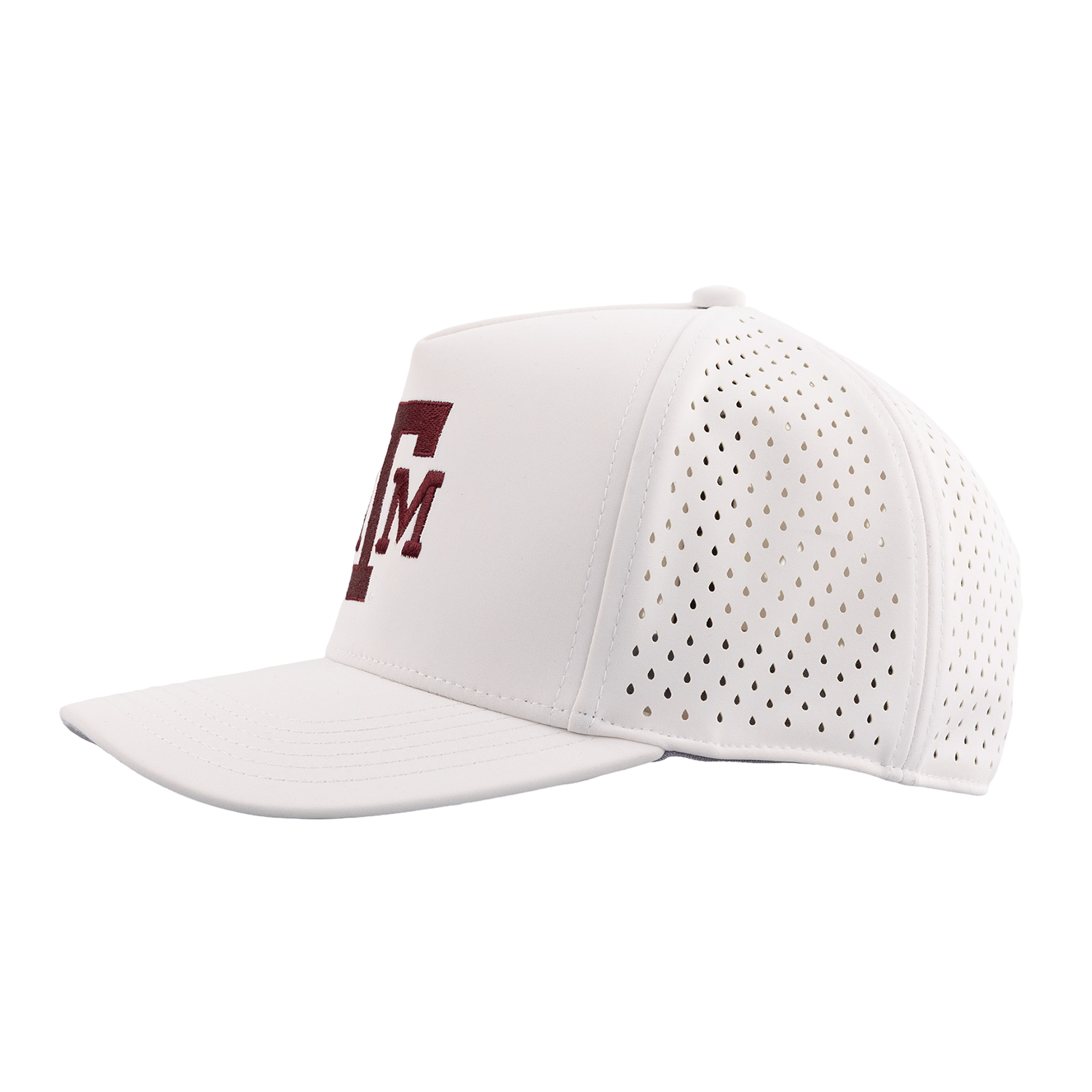 Texas A&M Legacy Youth High Crown Snapback Cap - White