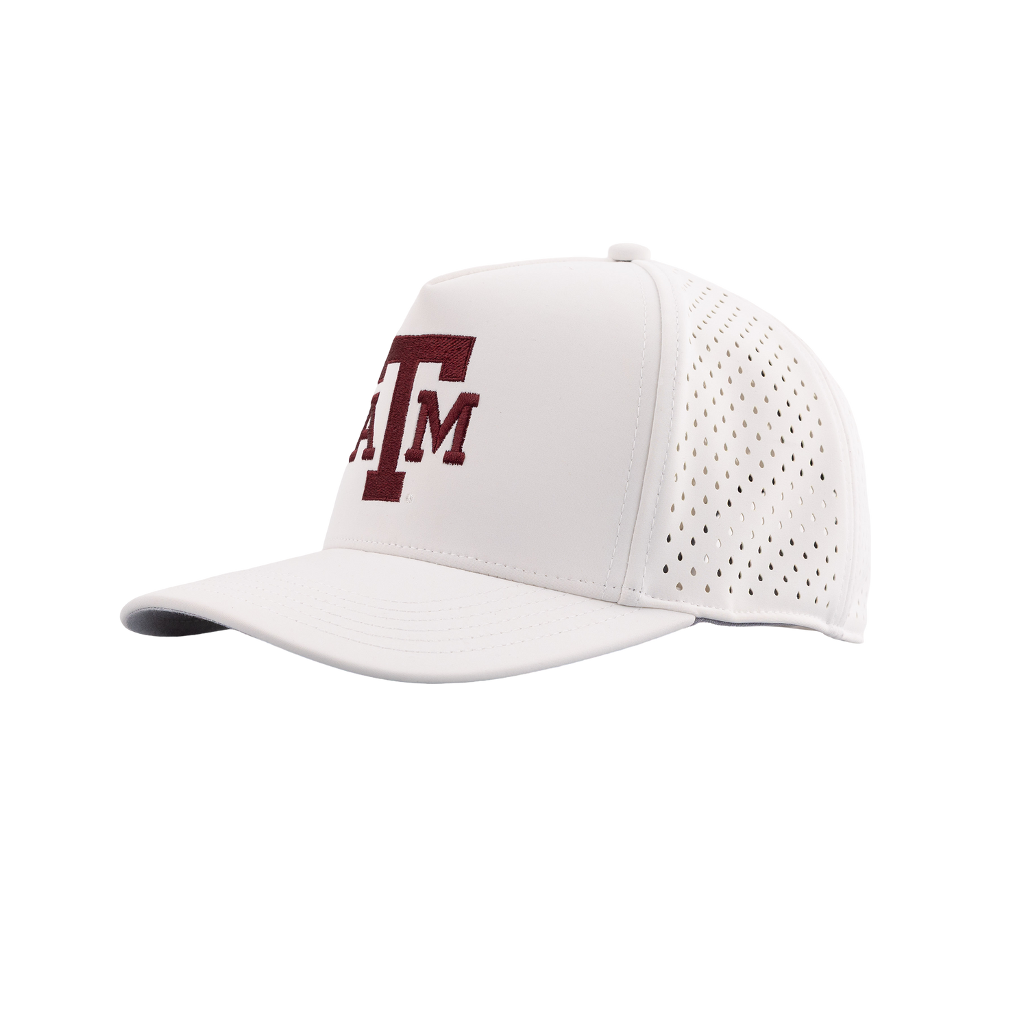 Texas A&M Legacy Youth High Crown Snapback Cap - White