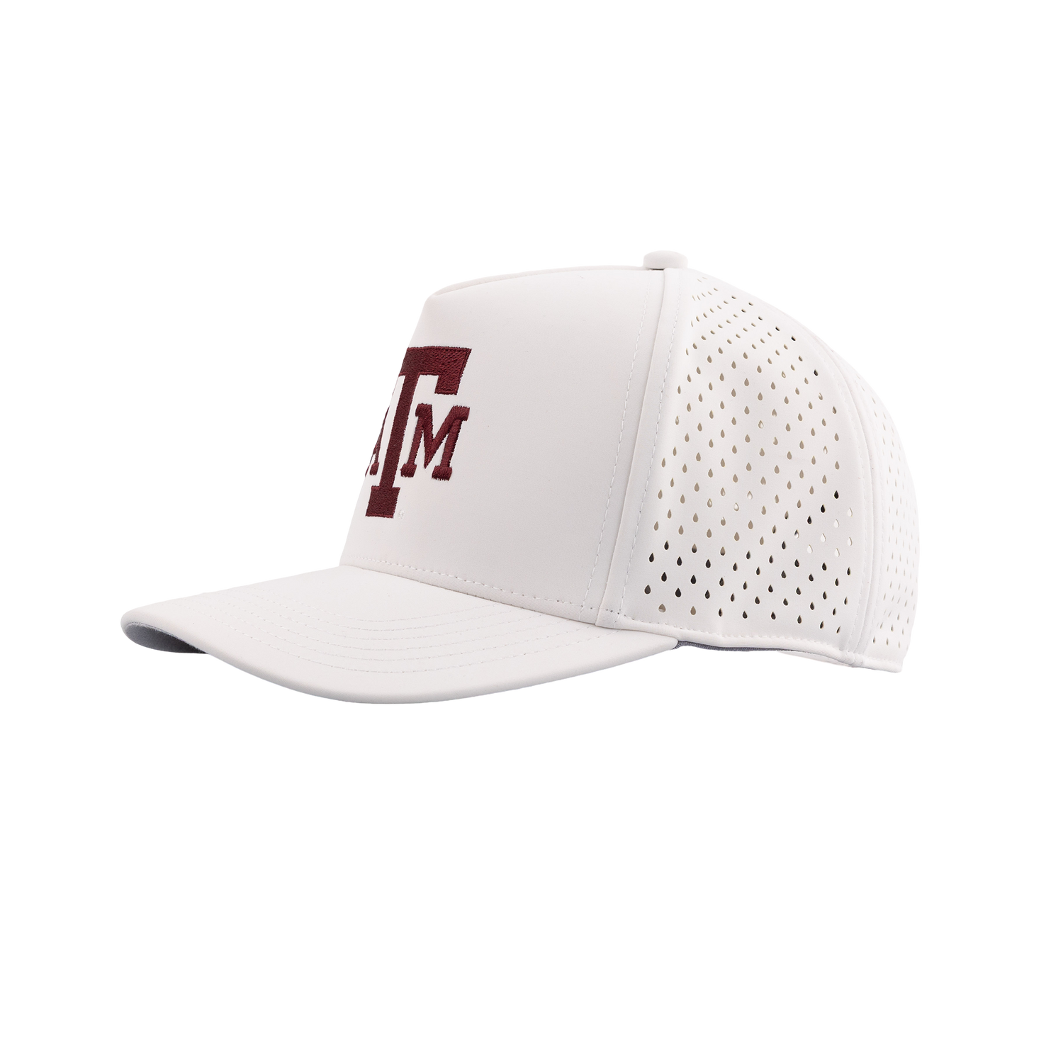 Texas A&M Legacy Youth High Crown Snapback Cap - White