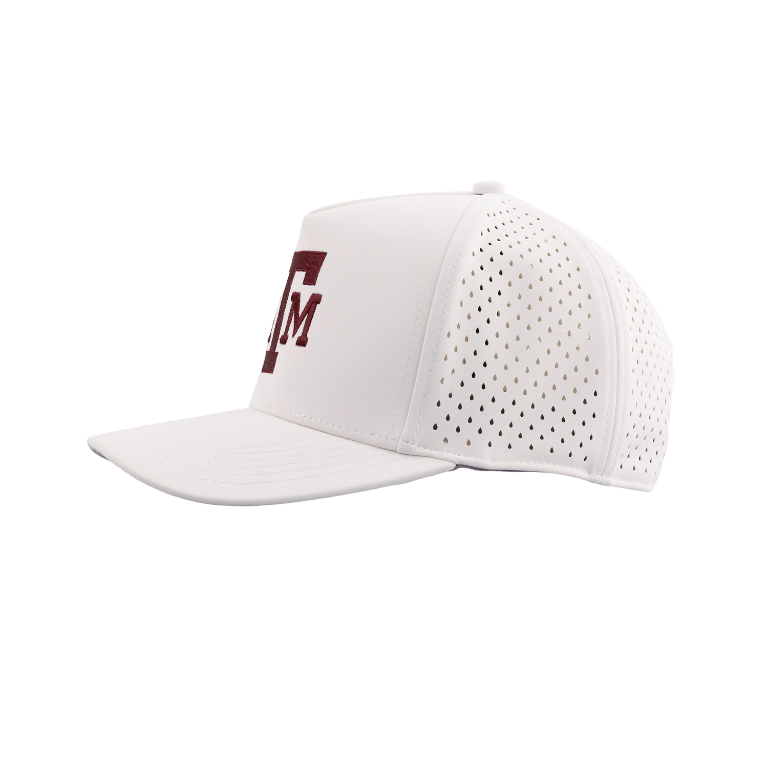 Texas A&M Legacy Youth High Crown Snapback Cap - White