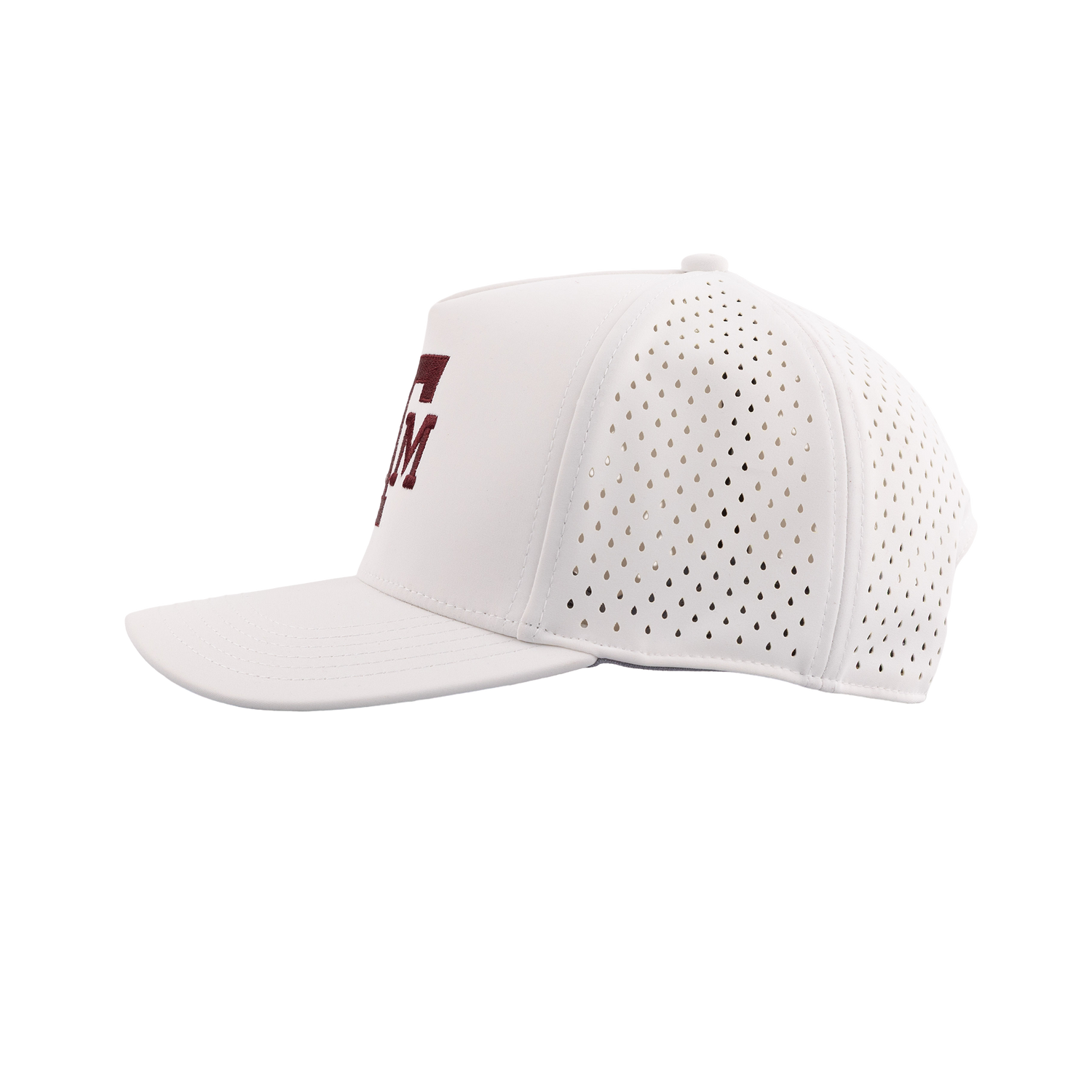 Texas A&M Legacy Youth High Crown Snapback Cap - White