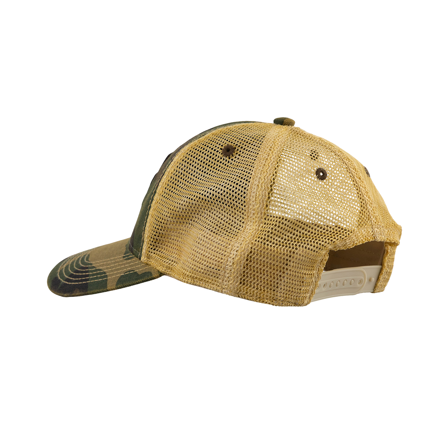 Texas A&M Legacy Youth Leather Patch Cap - Camo
