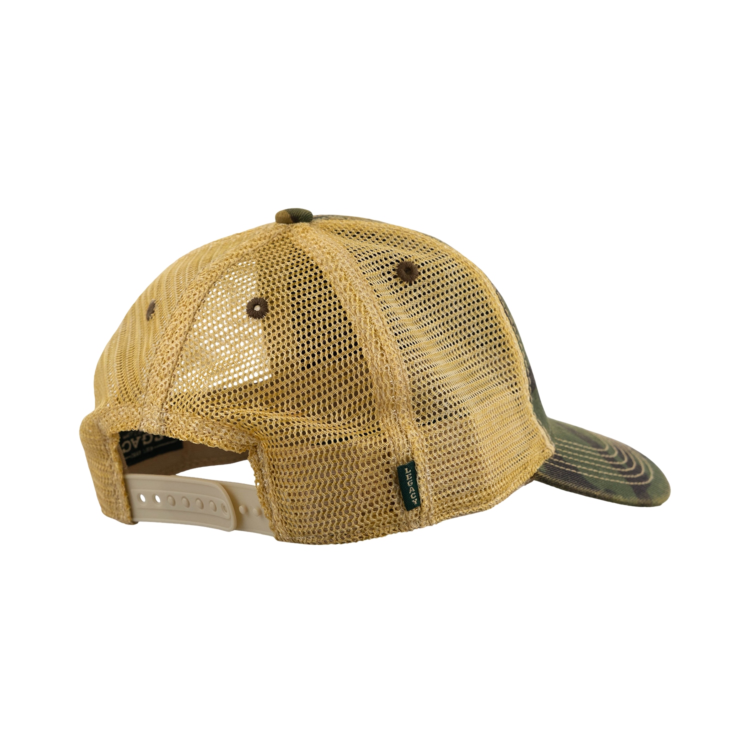 Texas A&M Legacy Youth Leather Patch Cap - Camo