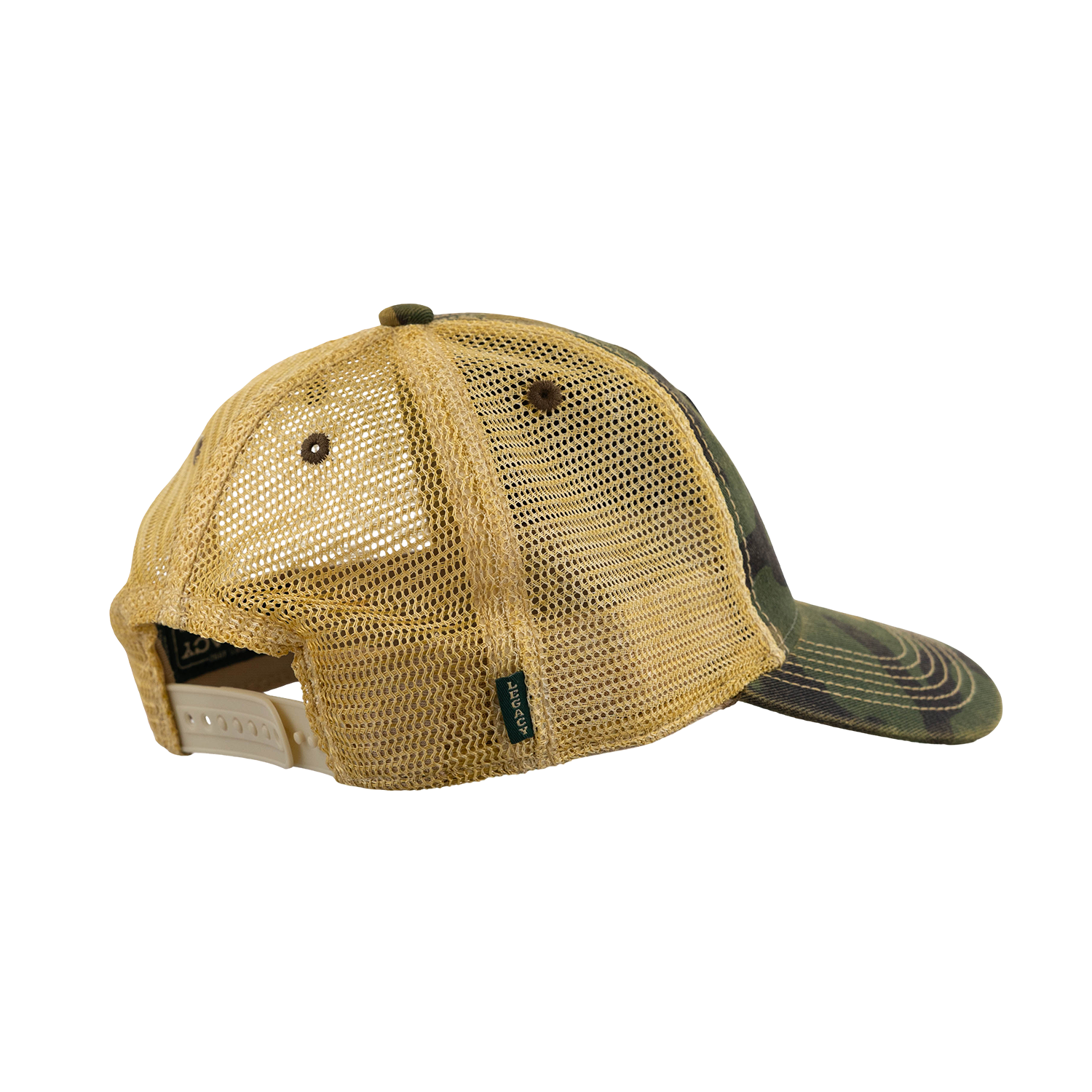 Texas A&M Legacy Youth Leather Patch Cap - Camo