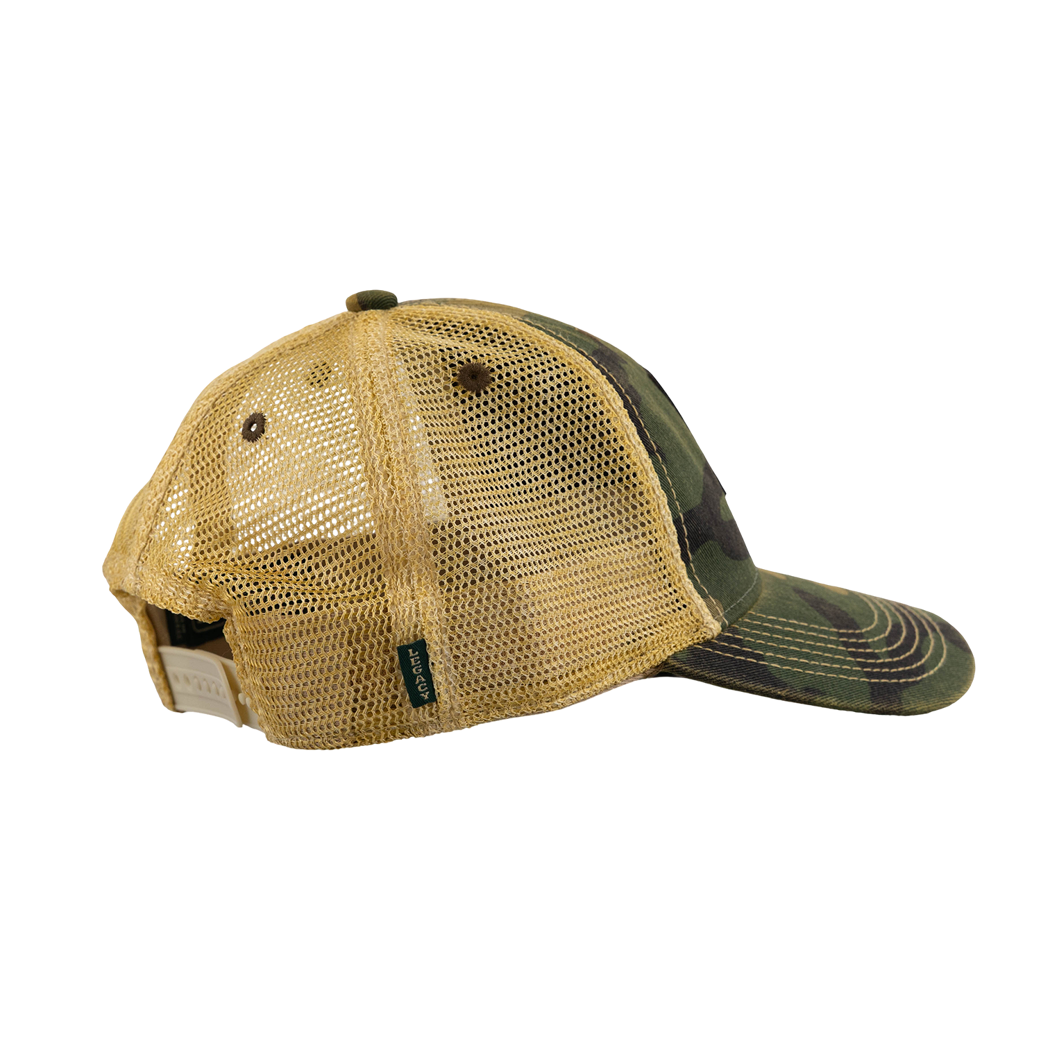 Texas A&M Legacy Youth Leather Patch Cap - Camo