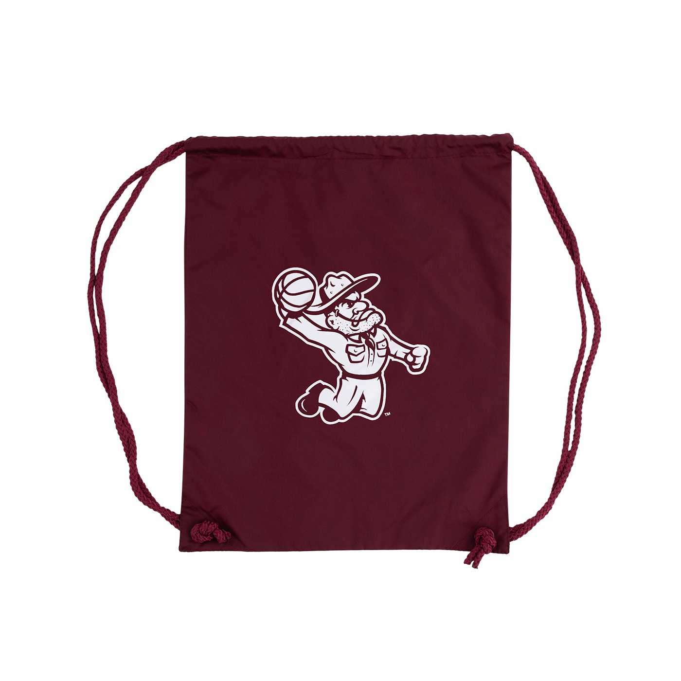 Ol' Sarge Basketball Drawstring Bag - Maroon