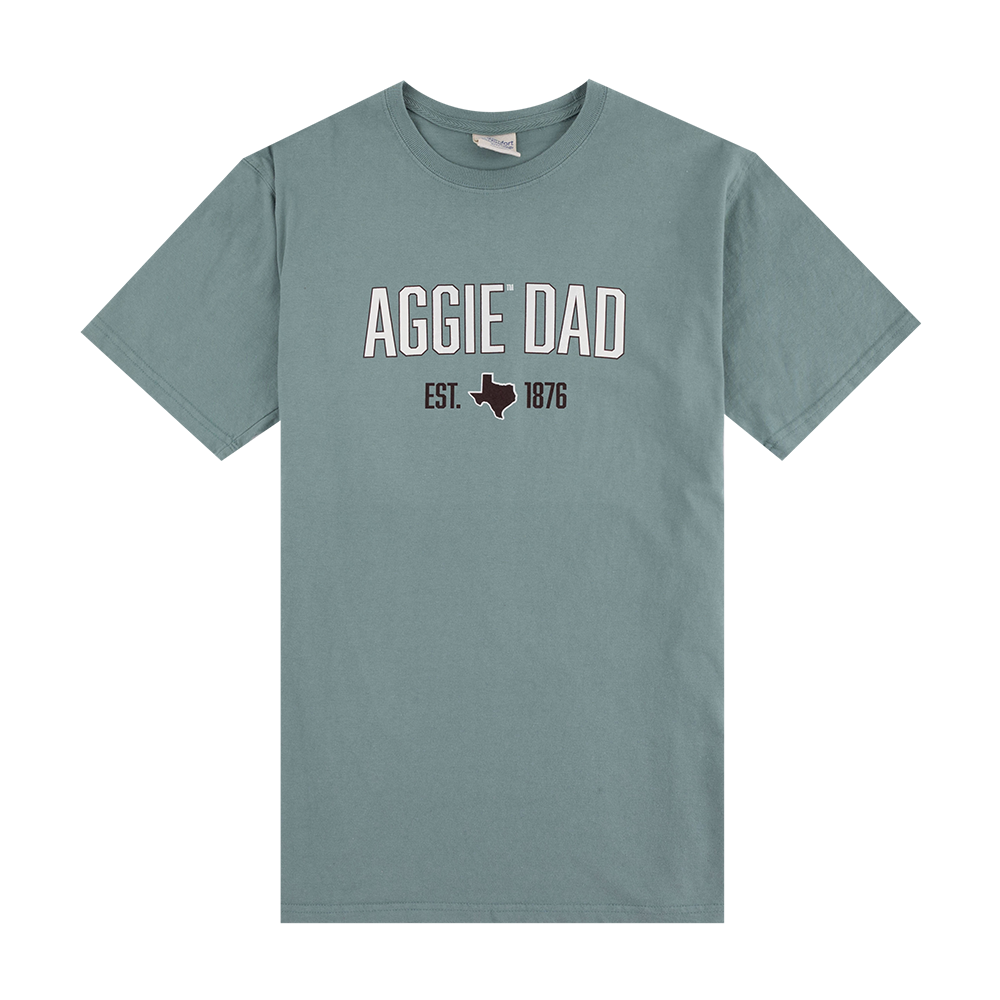 Texas A&M Hanes Aggie Dad Truck T-Shirt - Green