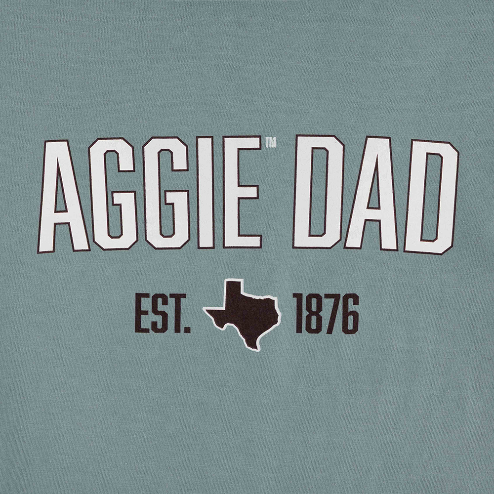 Texas A&M Hanes Aggie Dad Truck T-Shirt - Green