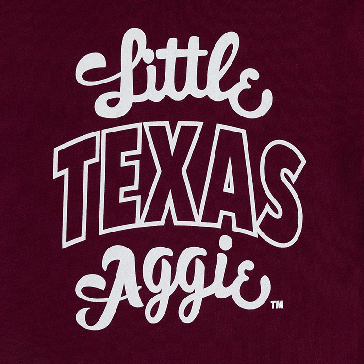 Bella + Canvas Little Texas Aggie Toddler T-Shirt - Maroon