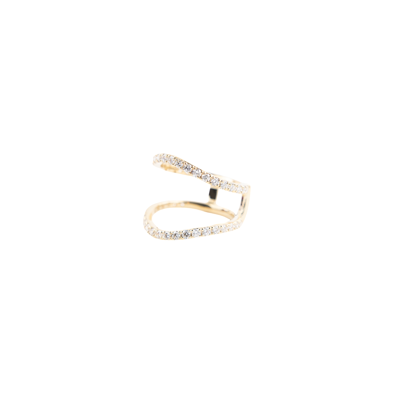 Collegiate Outfitters Diamond Aggie Ring Wrap - Gold