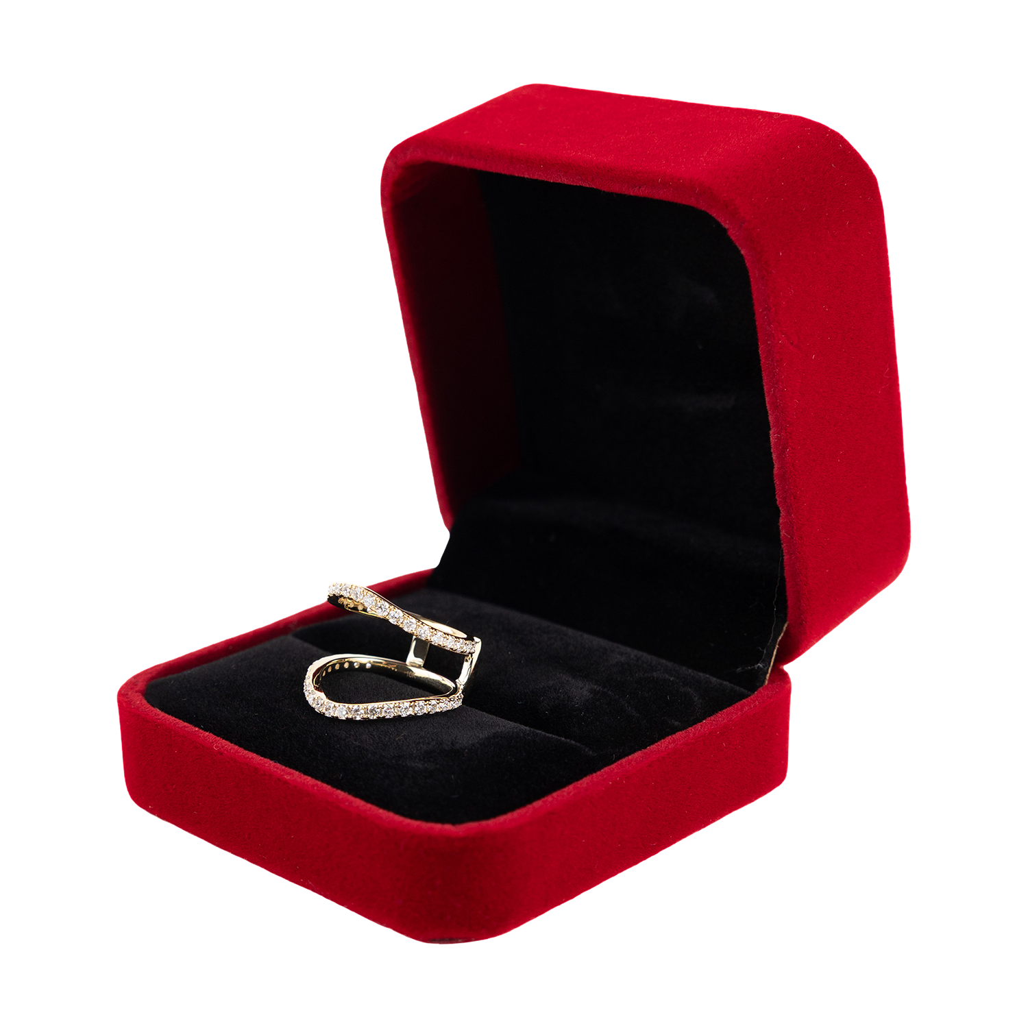 Collegiate Outfitters Diamond Aggie Ring Wrap - Gold