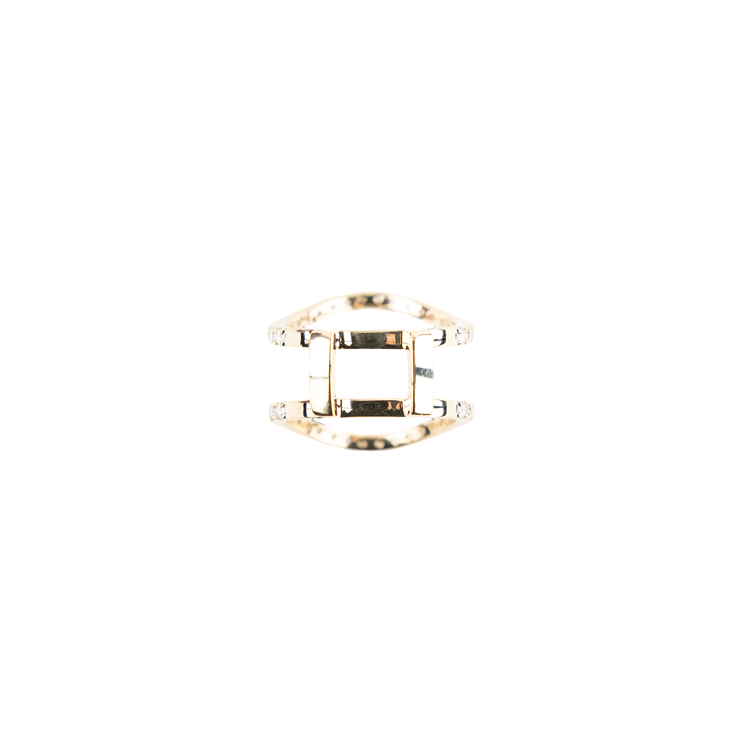 Collegiate Outfitters Diamond Aggie Ring Wrap - Gold