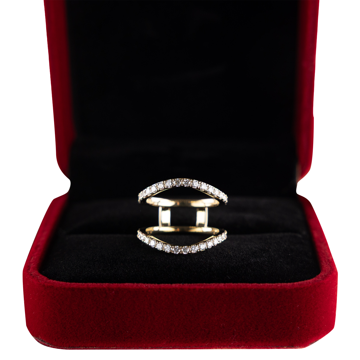 Collegiate Outfitters Diamond Aggie Ring Wrap - Gold