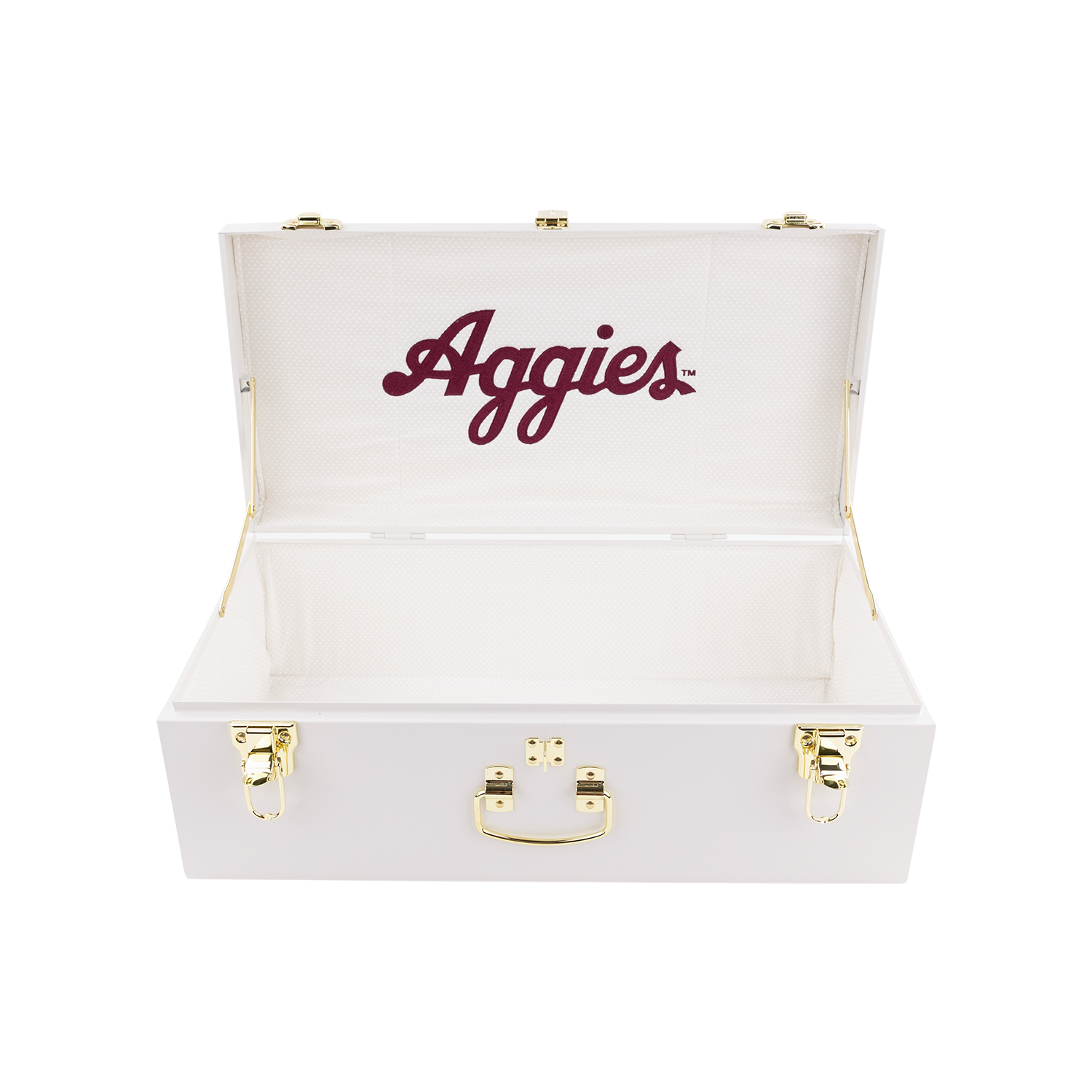 Script Aggies Petite Keep Trunk - White
