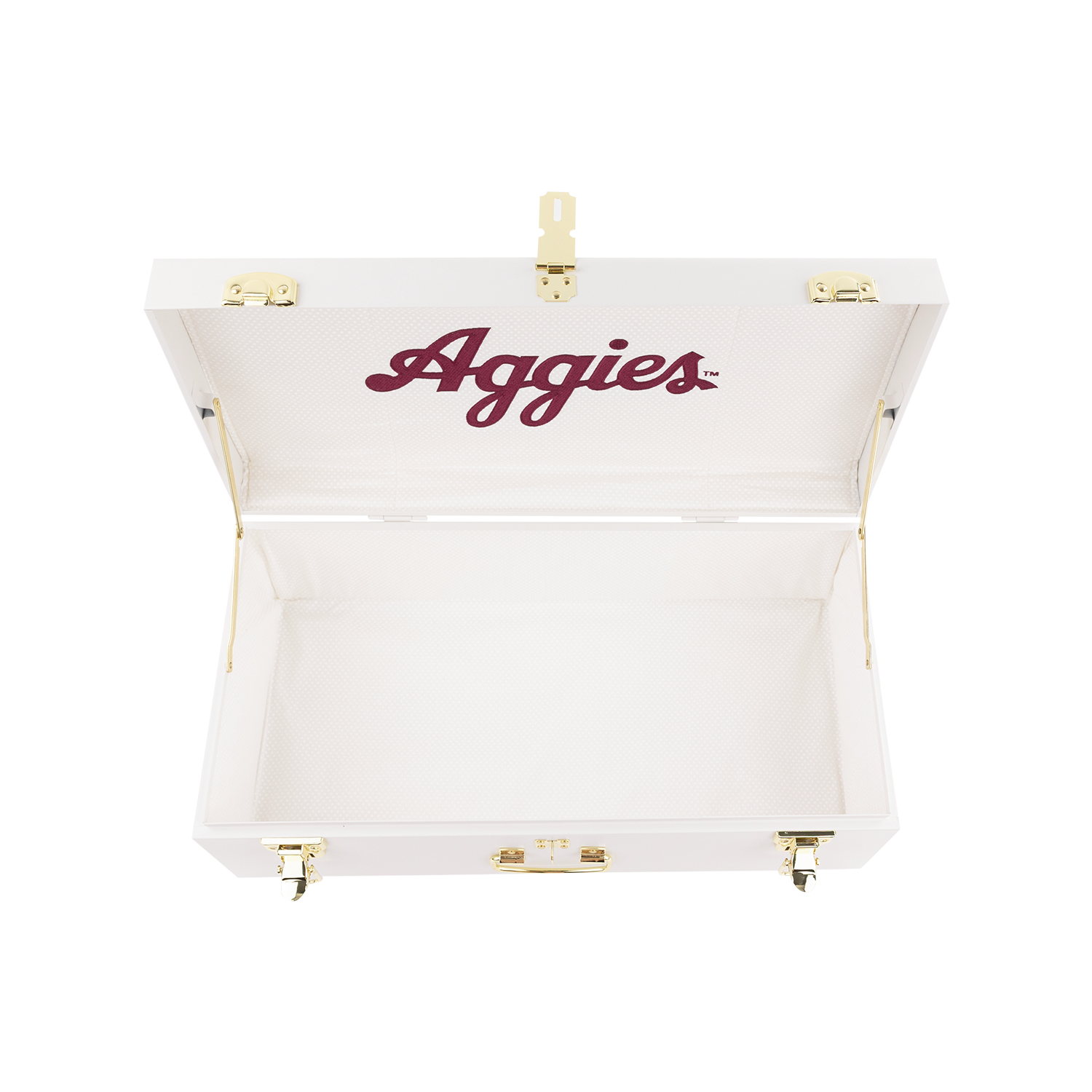 Script Aggies Petite Keep Trunk - White