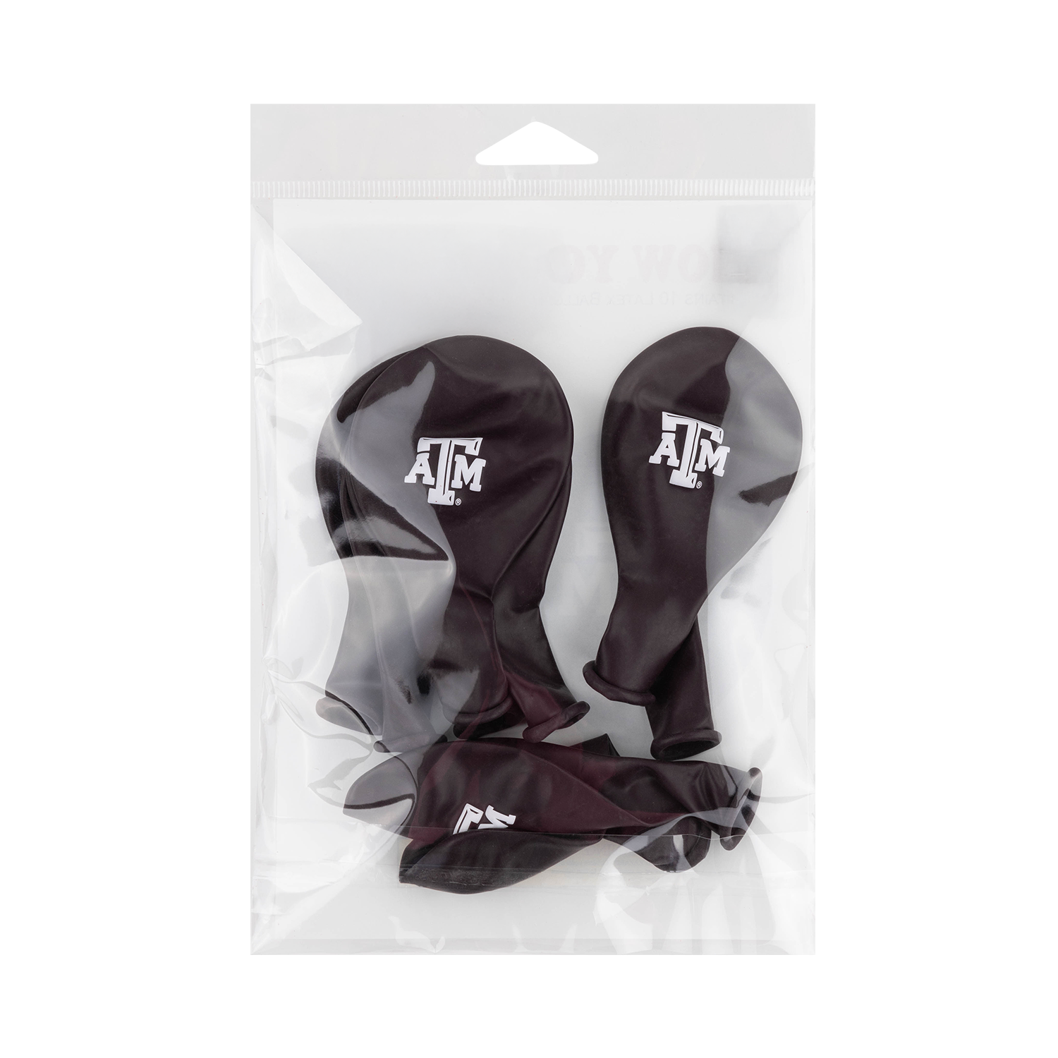 Texas A&M Jardine Crystal Latex Balloons - Maroon