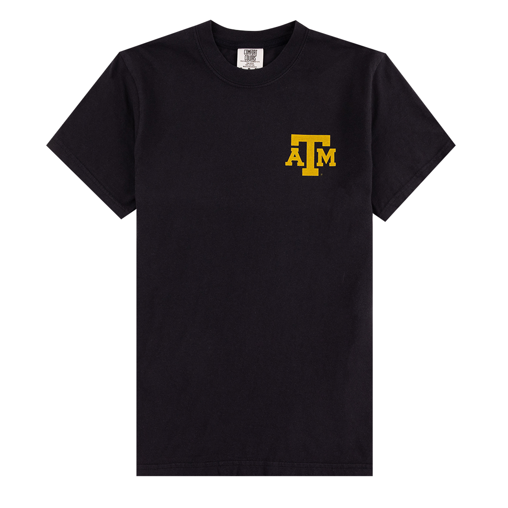 Kyle Field Black and Gold T-Shirt