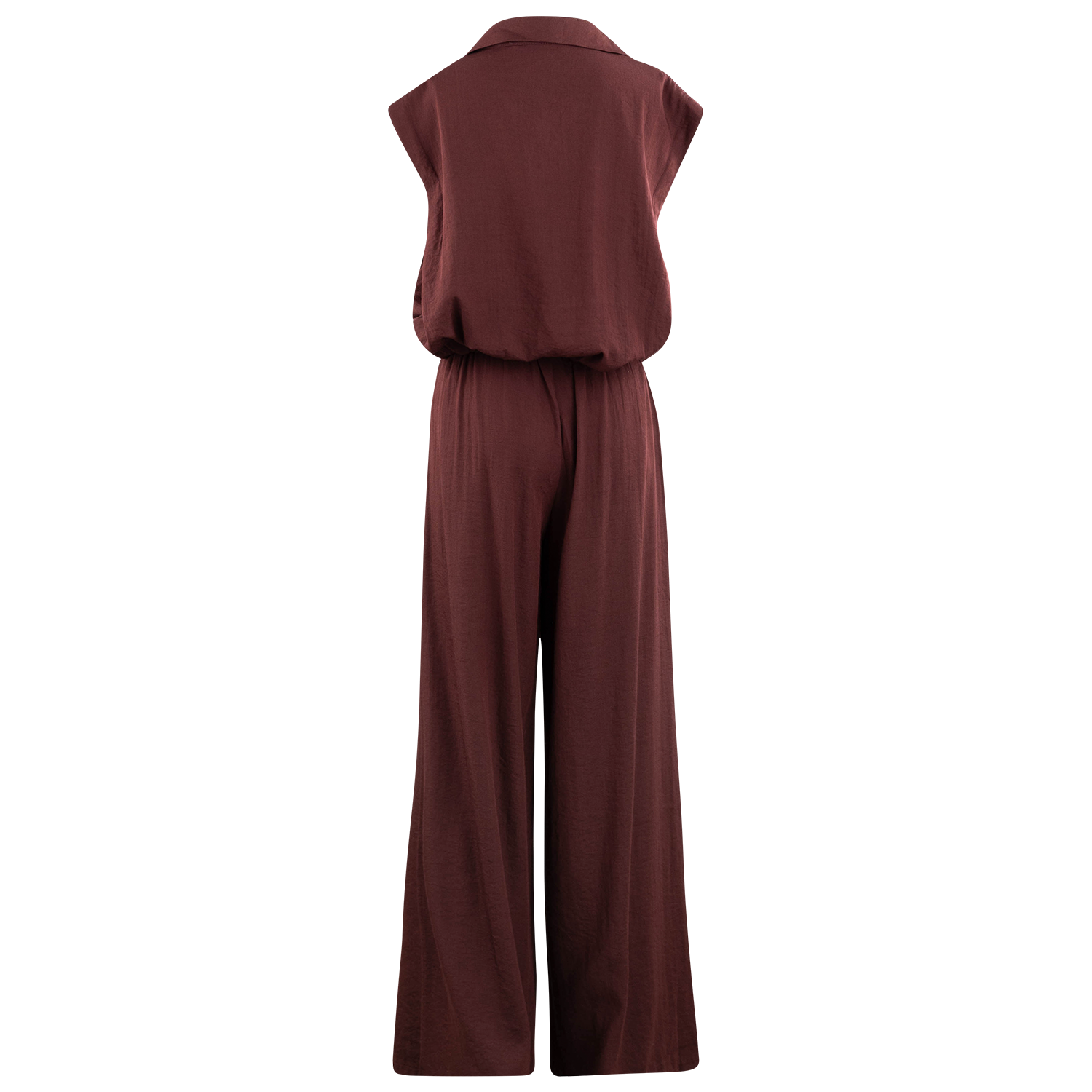 Collegiate Outfitters Flowy Collard Button Up Set - Maroon