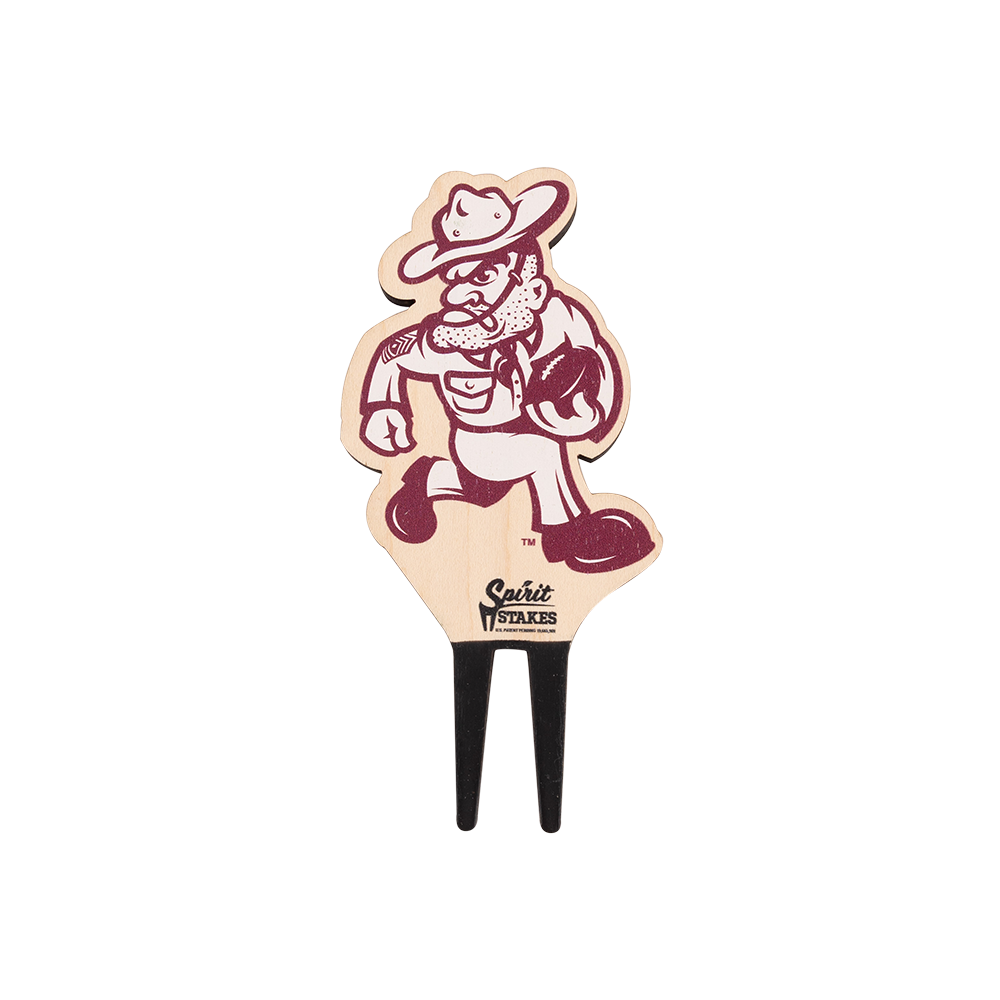 Texas A&M Sarge Football Small Plant Stake
