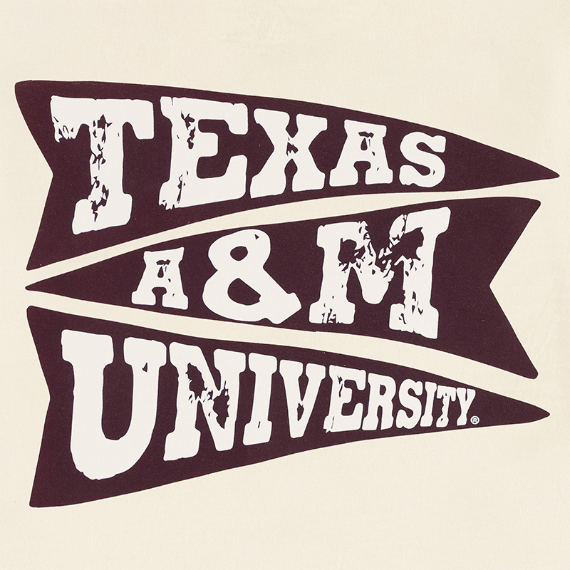 Texas A&M Comfort Colors University Pennant T-Shirt - Beige