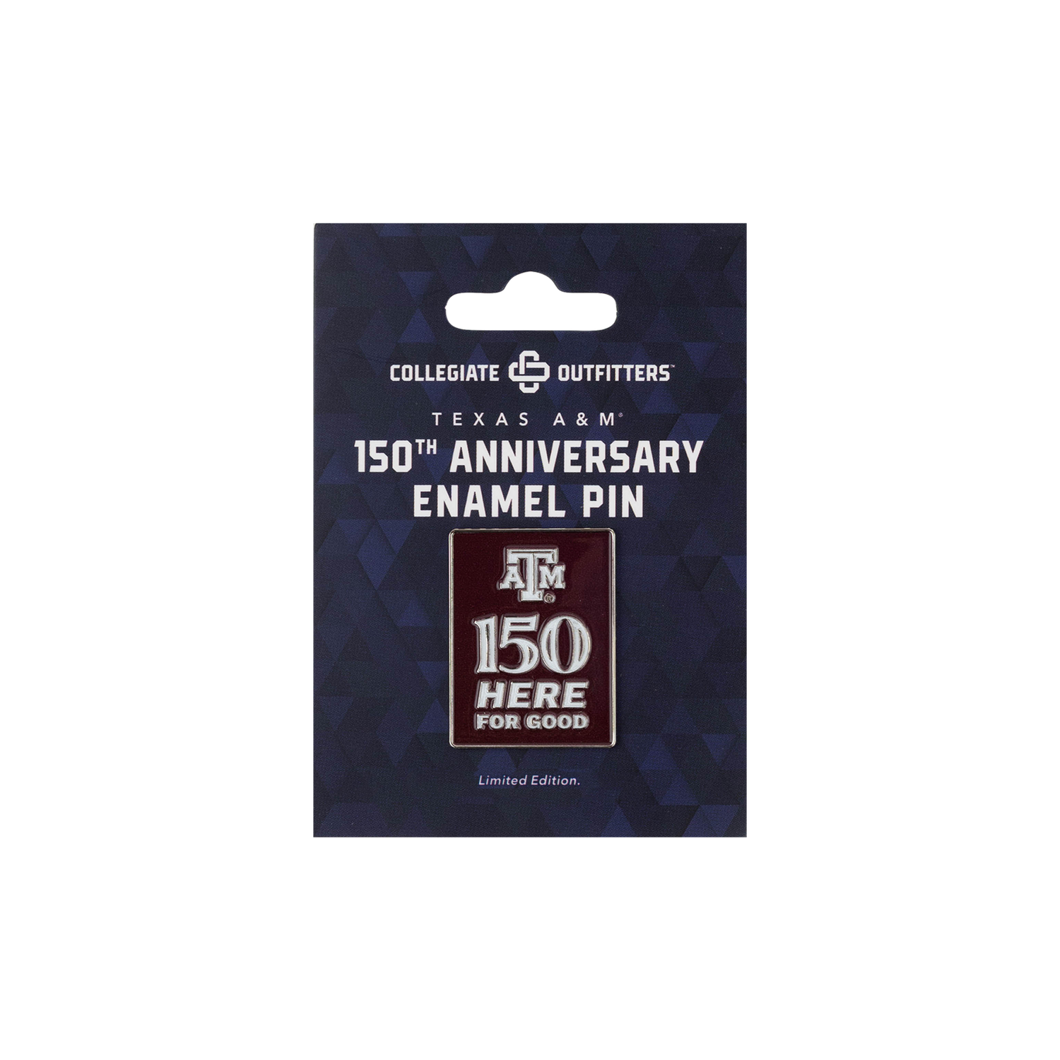 Texas A&M 150th Anniversary Lapel Pin - Maroon