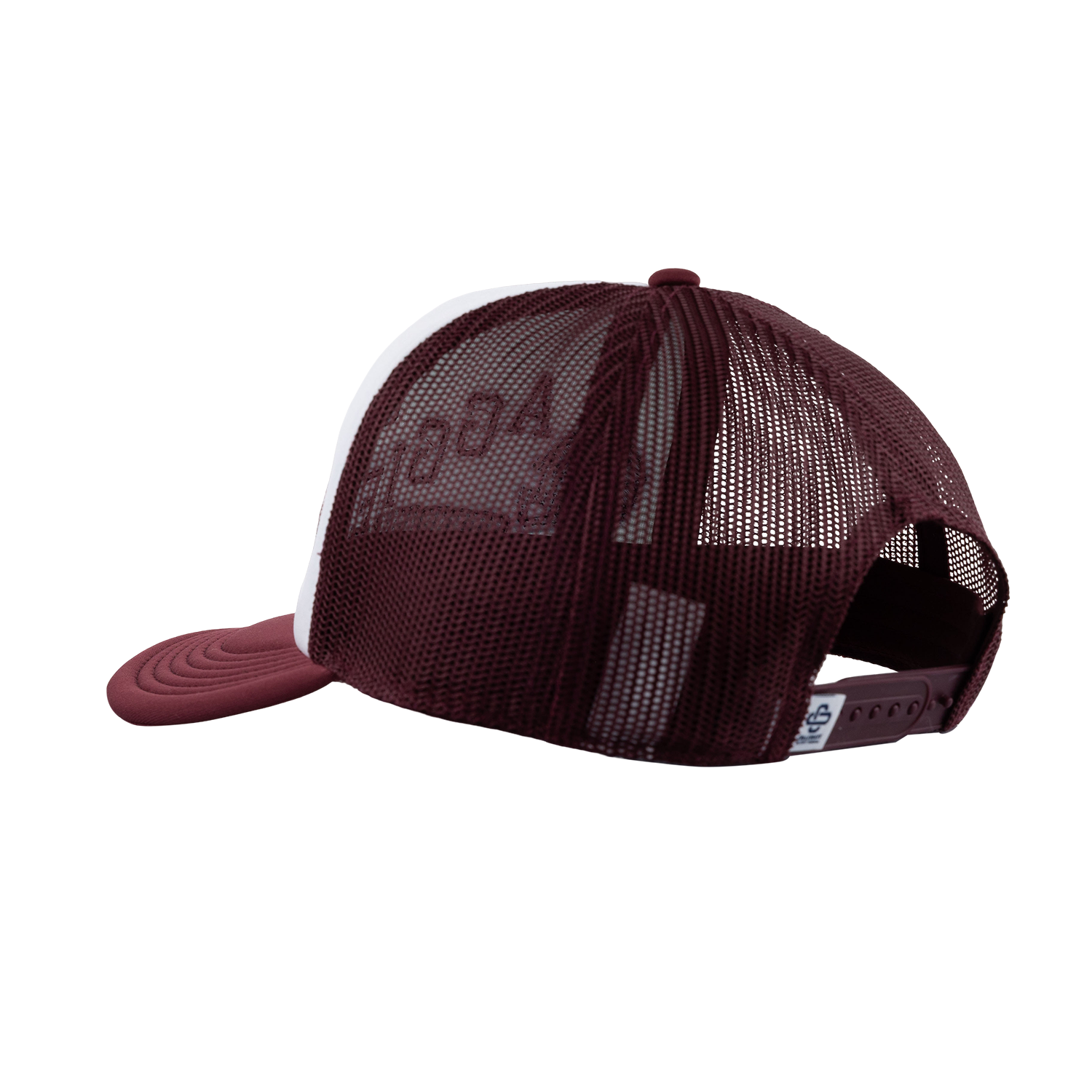 Aggies Collegiate Outfitters Diagonal Patch Hat - White