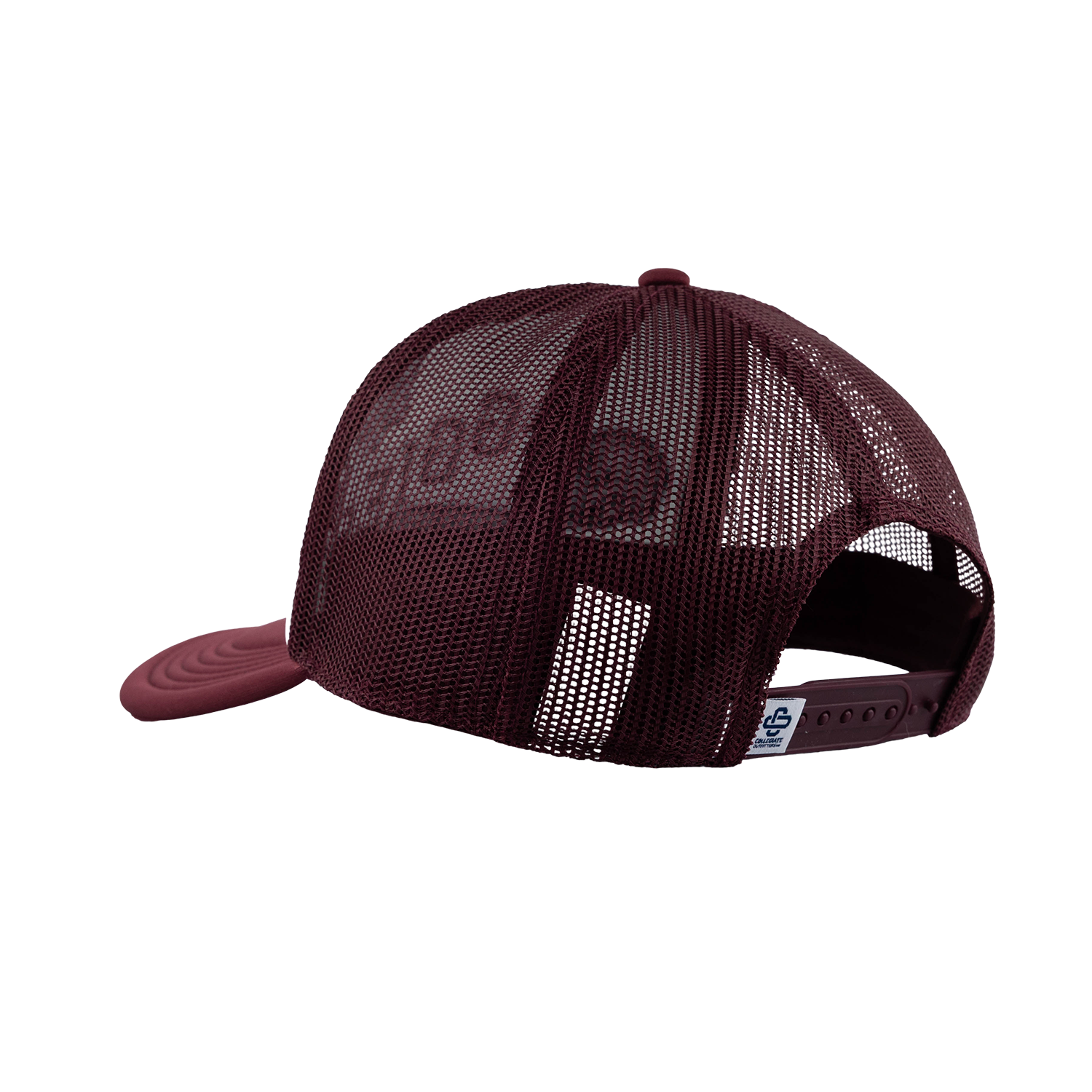 Aggies Collegiate Outfitters Diagonal Patch Hat - White