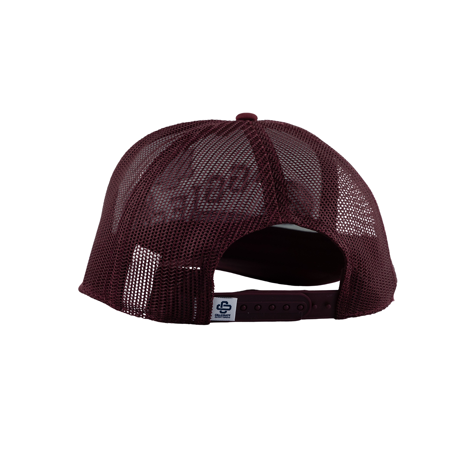 Aggies Collegiate Outfitters Diagonal Patch Hat - White