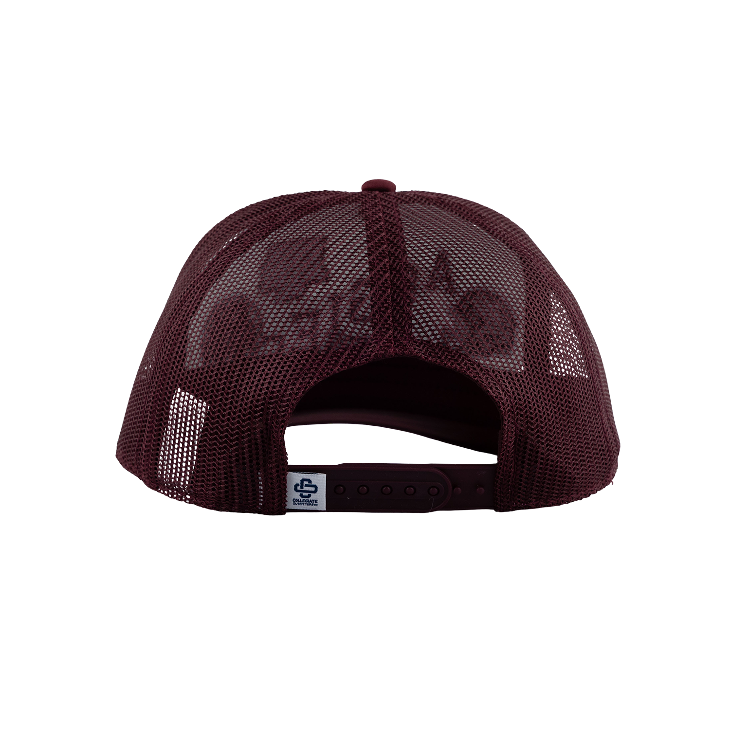 Aggies Collegiate Outfitters Diagonal Patch Hat - White
