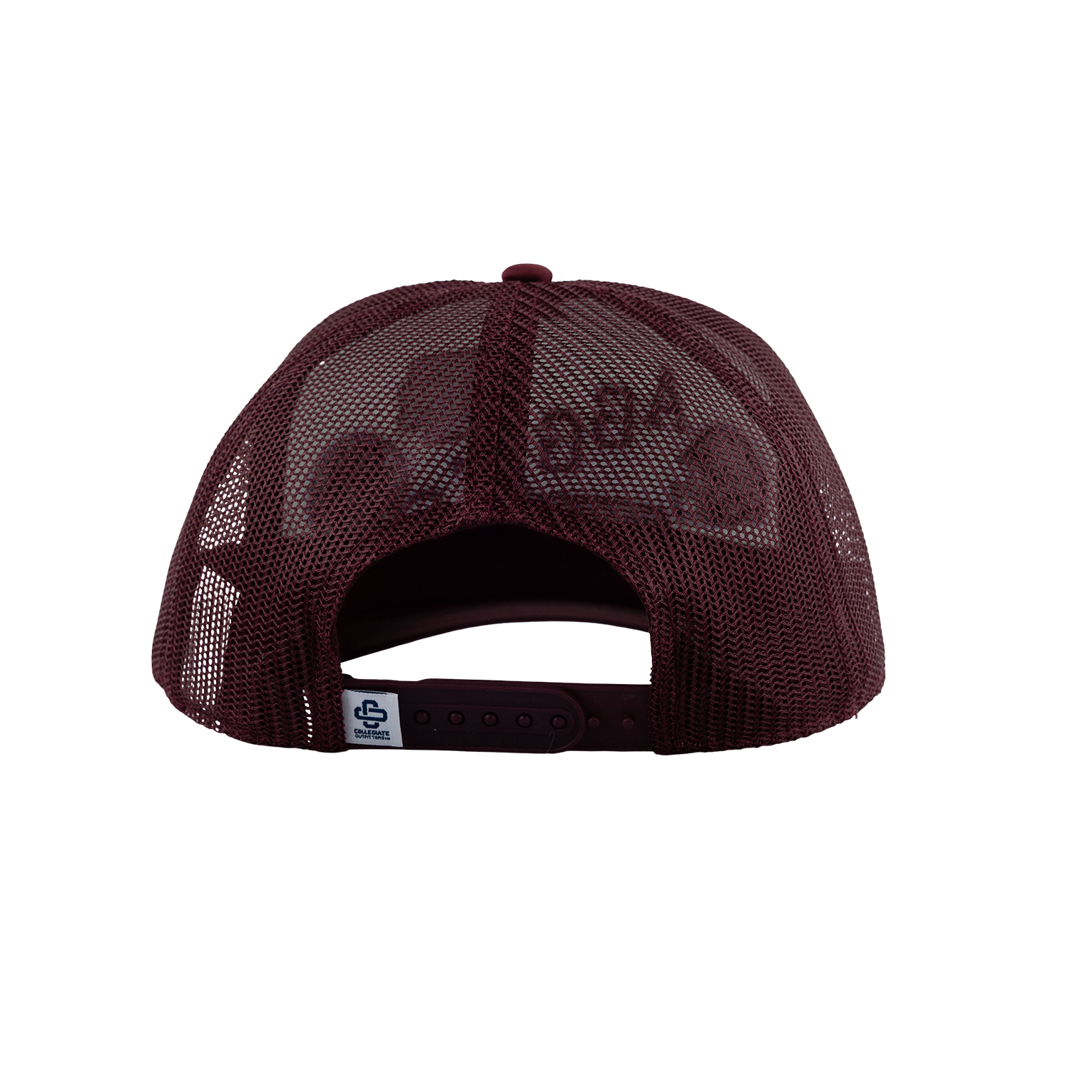 Aggies Collegiate Outfitters Diagonal Patch Hat - White